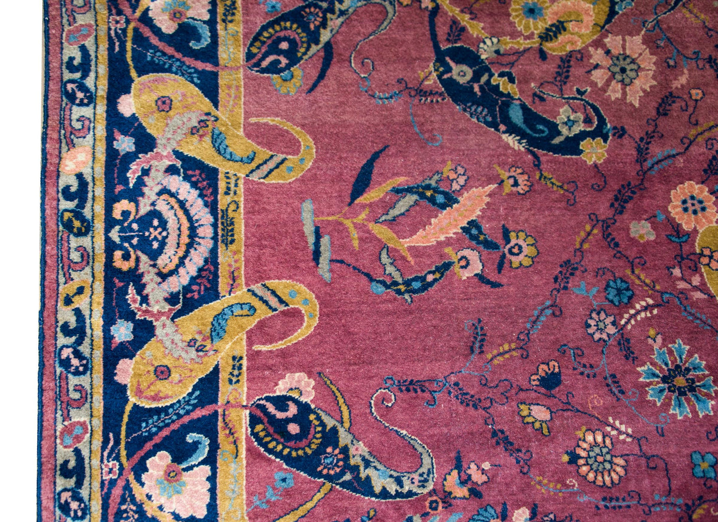 Early 20th Century Indian Lahore Rug For Sale