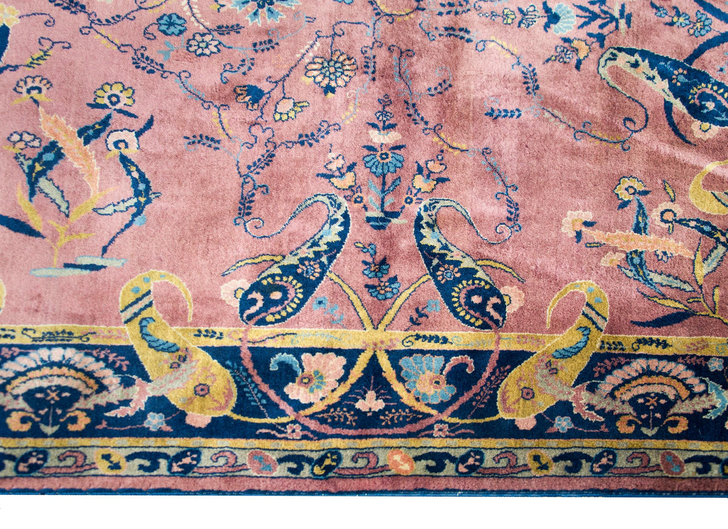 Early 20th Century Indian Lahore Rug For Sale