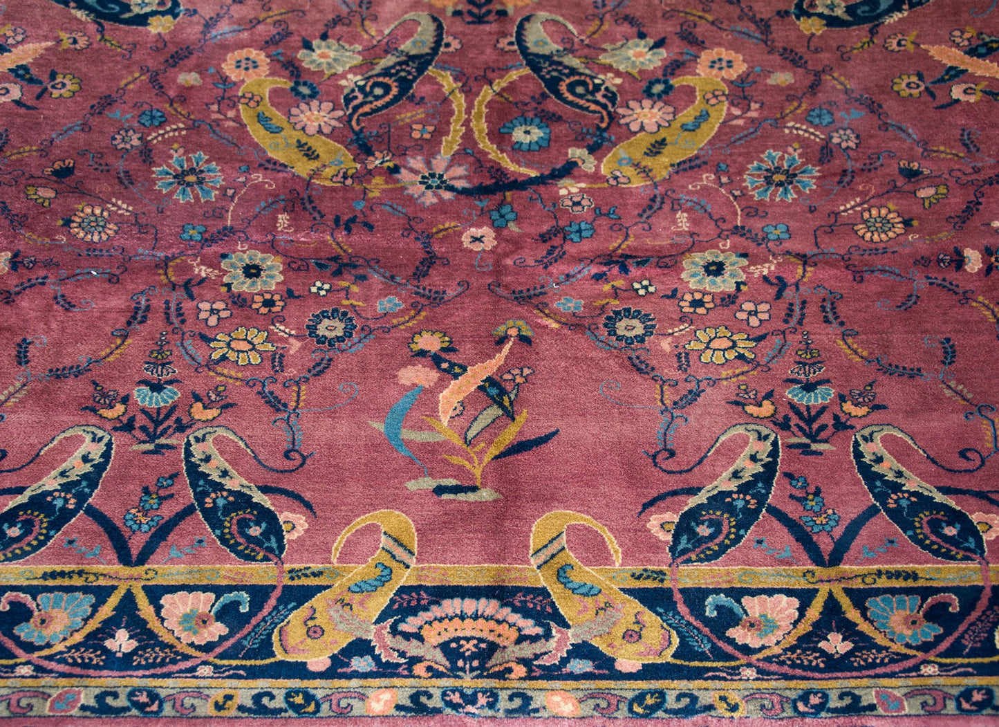 Early 20th Century Indian Lahore Rug For Sale