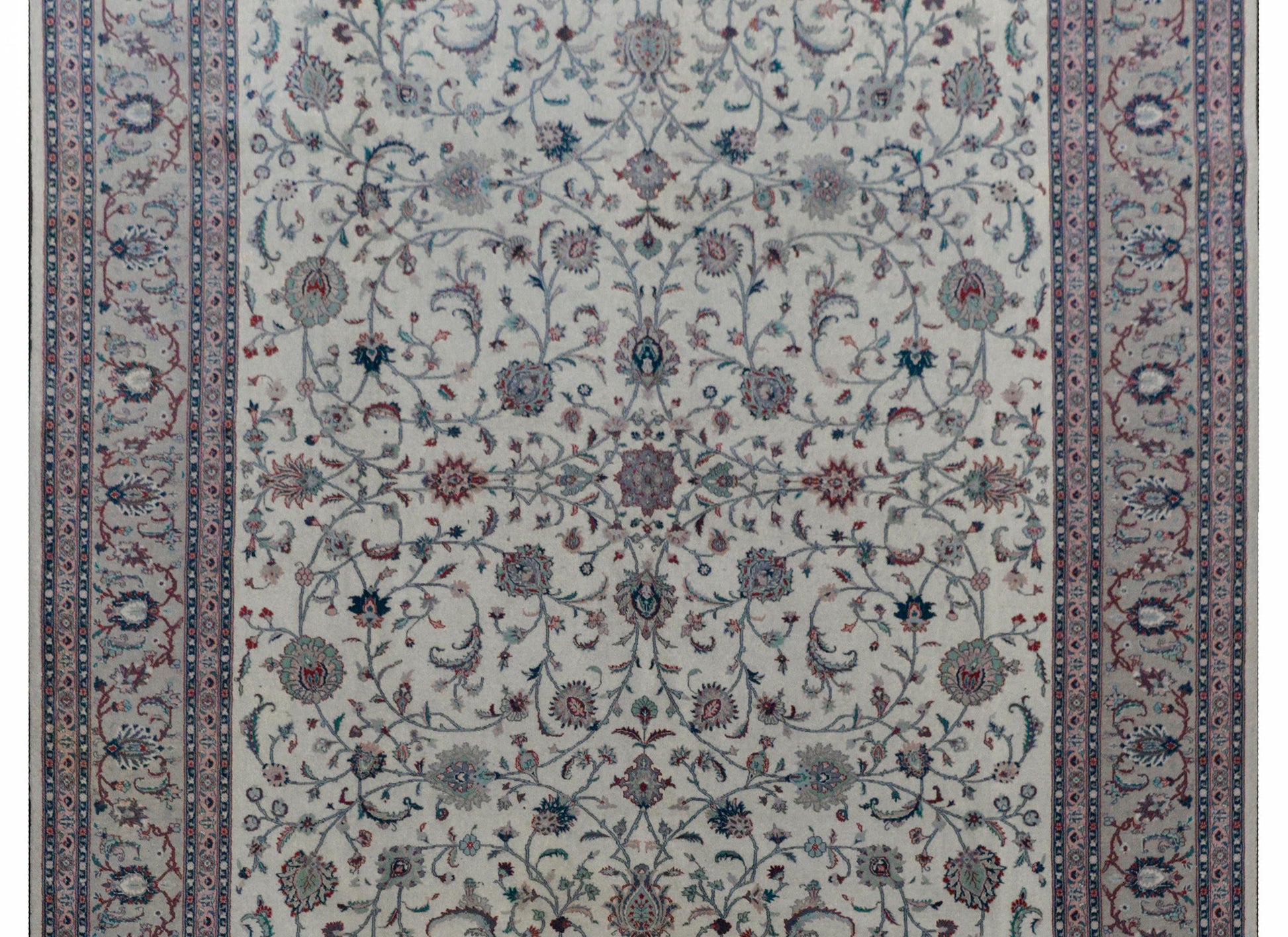 Vintage Indian Tabriz Rug For Sale