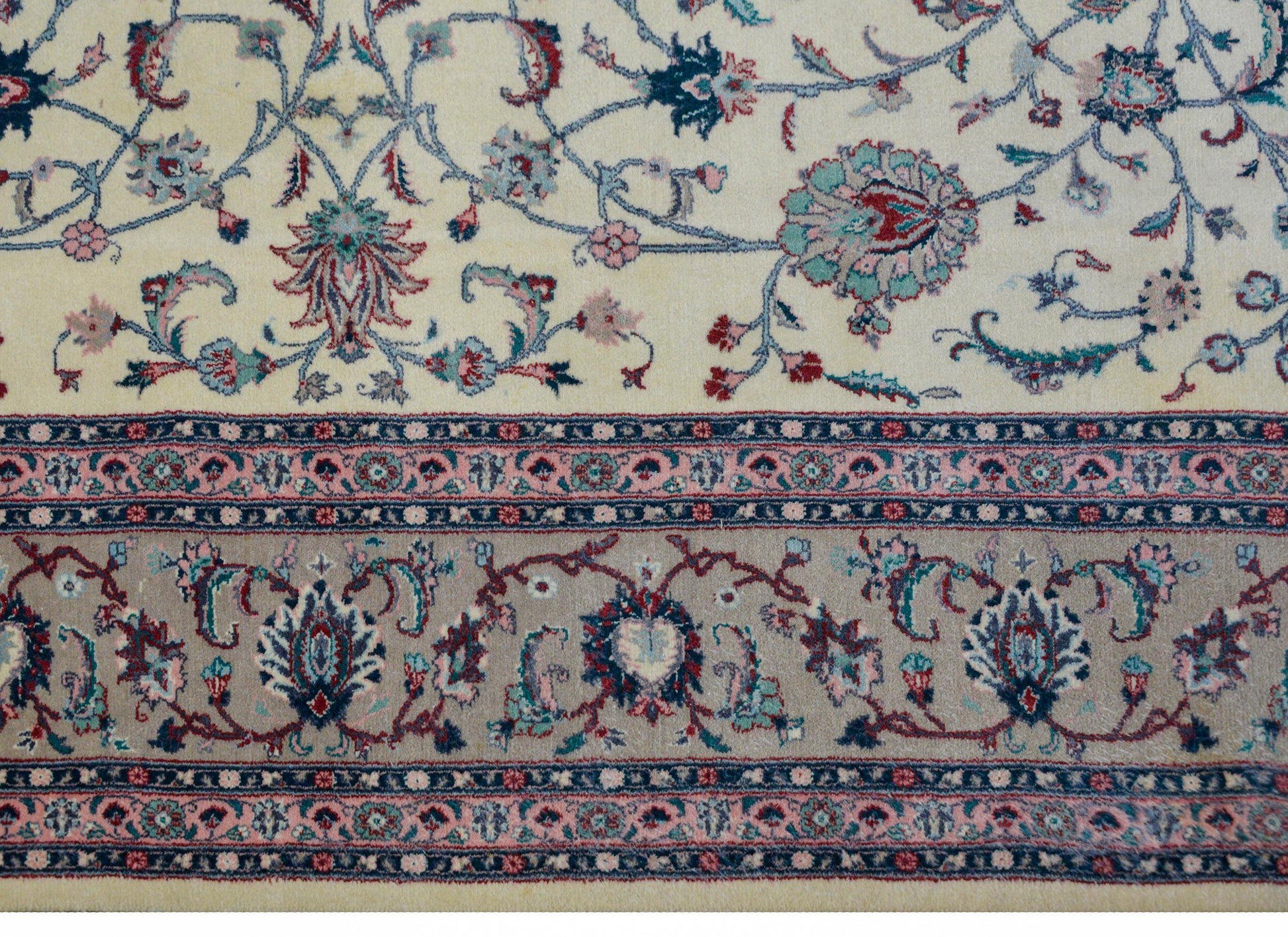 Vintage Indian Tabriz Rug For Sale