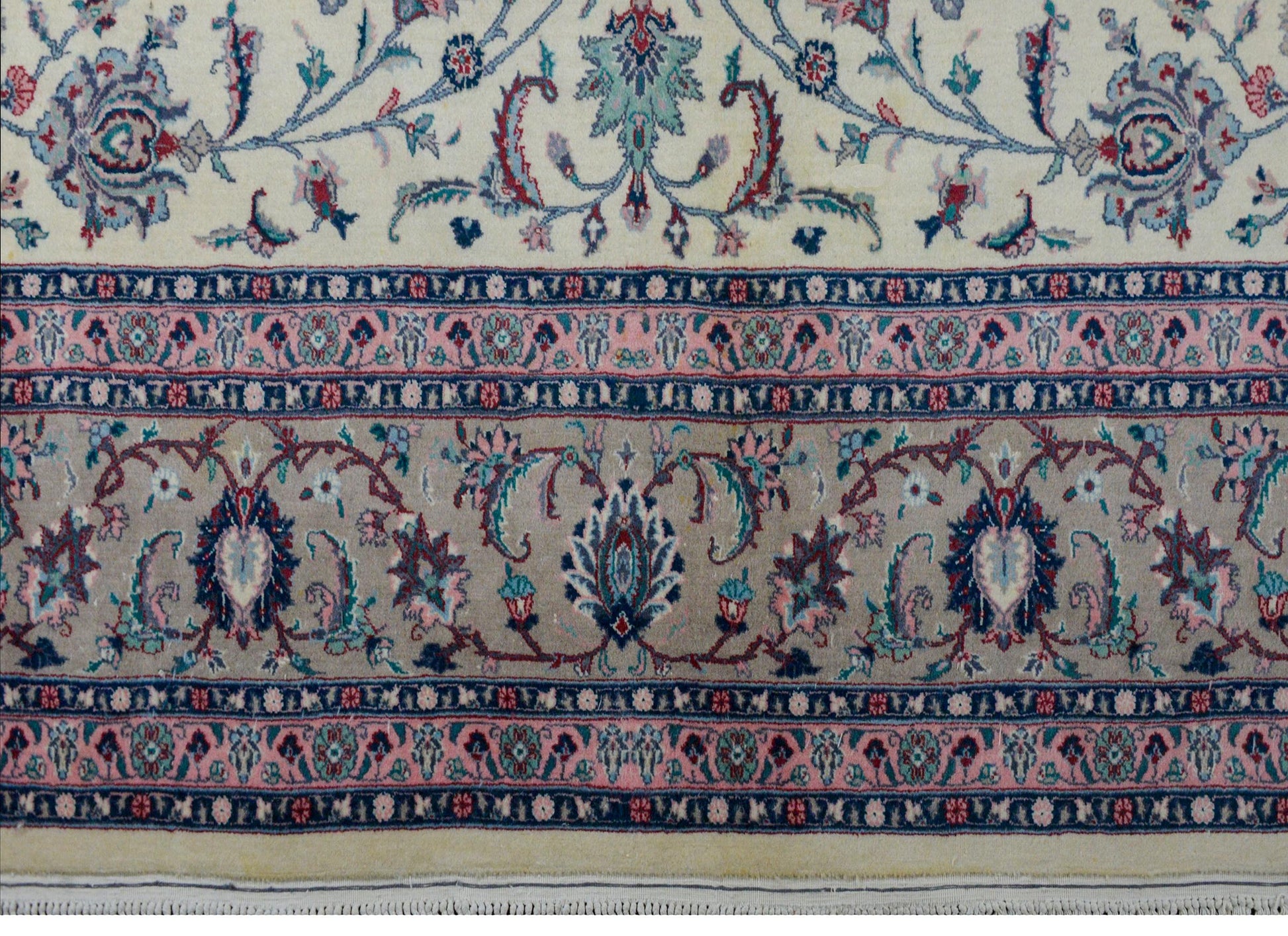 Vintage Indian Tabriz Rug For Sale