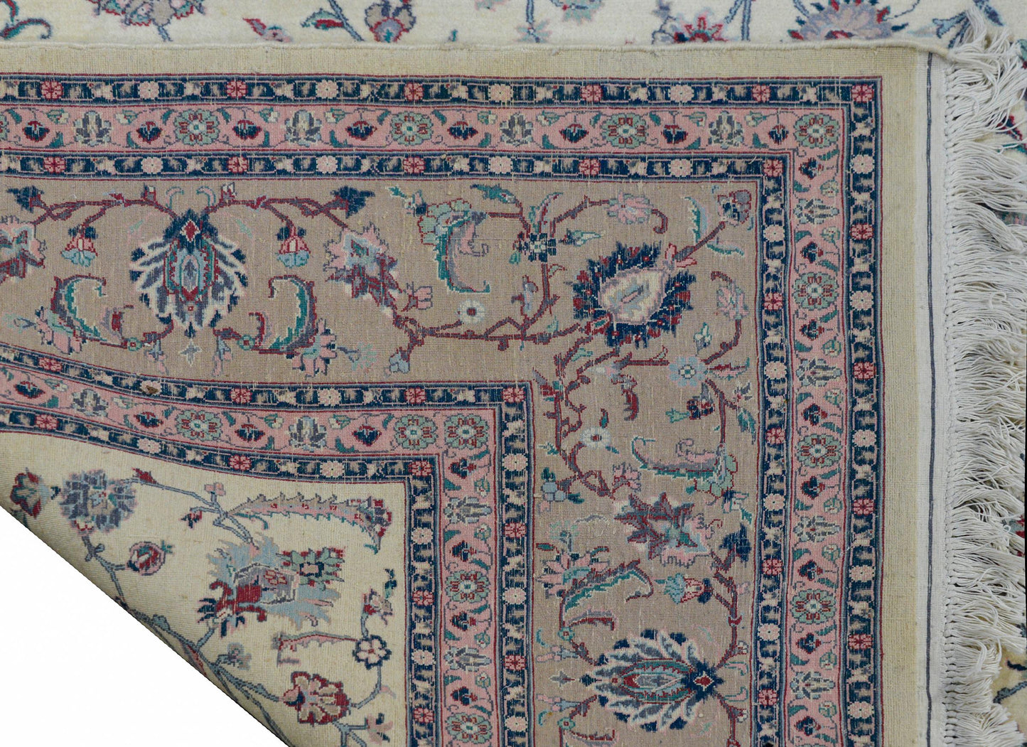 Vintage Indian Tabriz Rug For Sale