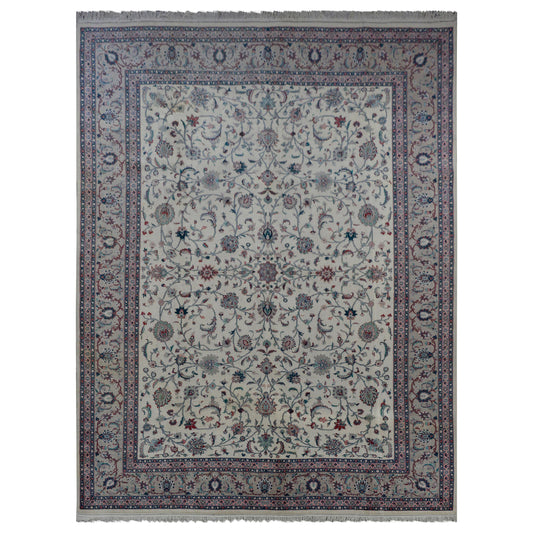 Vintage Indian Tabriz Rug For Sale