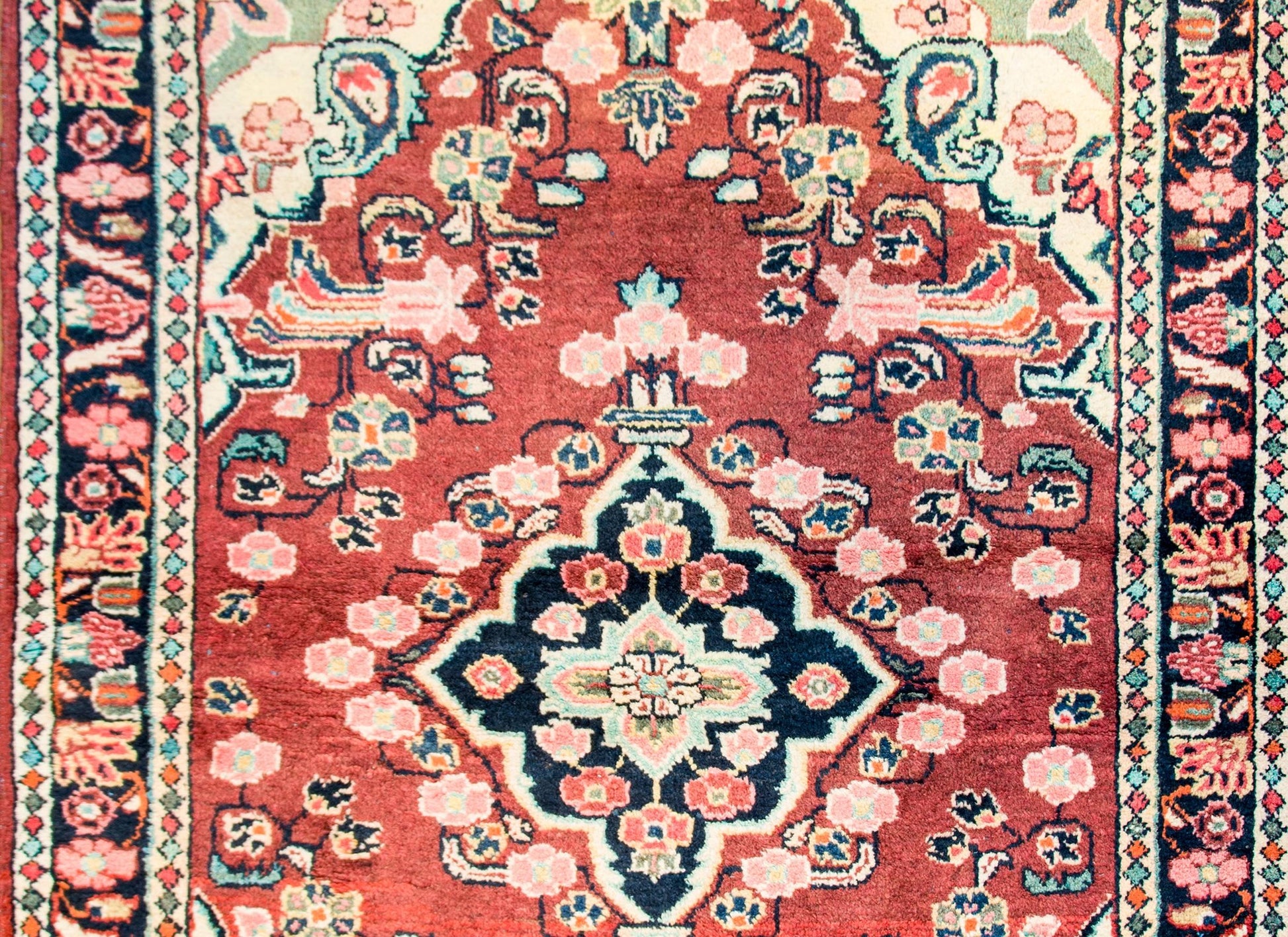 Amazing Early 20th Century Mahal Rug For Sale