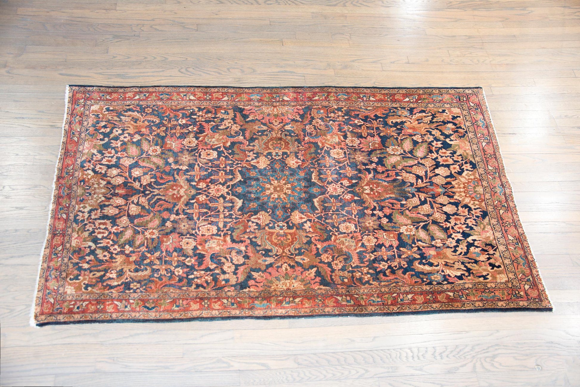 Early 20th Century Persian Meshkabad Rug For Sale