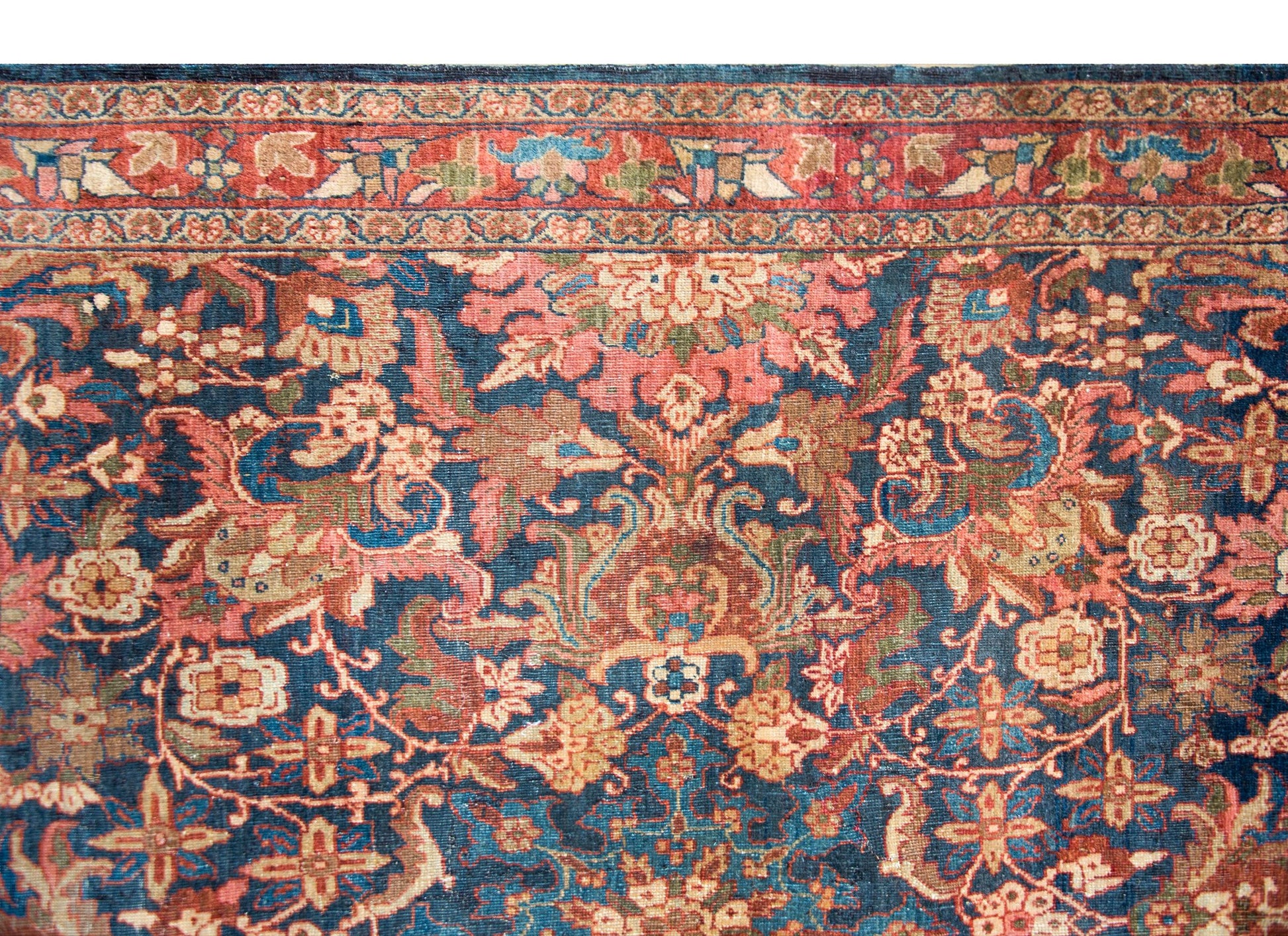 Early 20th Century Persian Meshkabad Rug For Sale