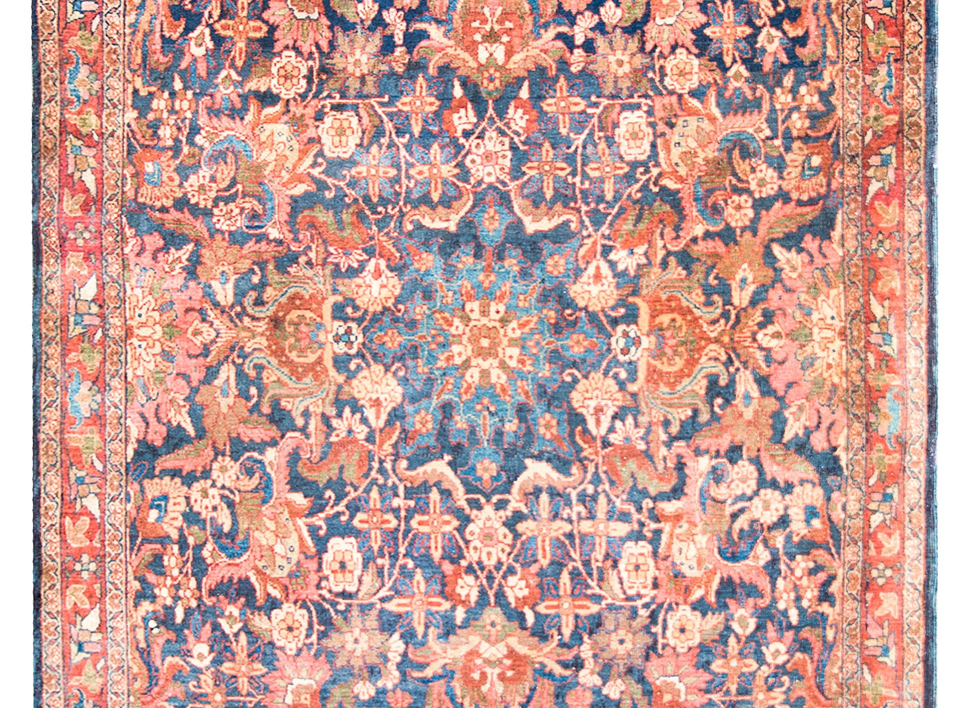 Early 20th Century Persian Meshkabad Rug For Sale