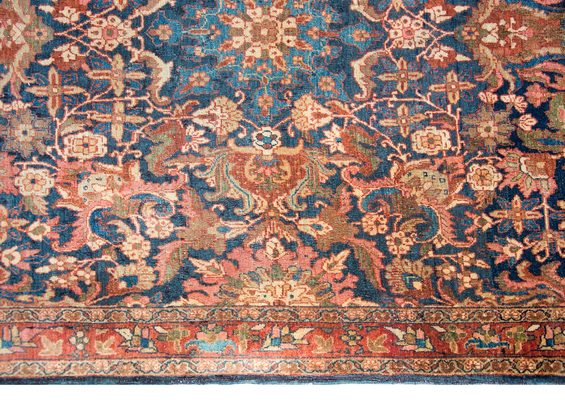 Early 20th Century Persian Meshkabad Rug For Sale