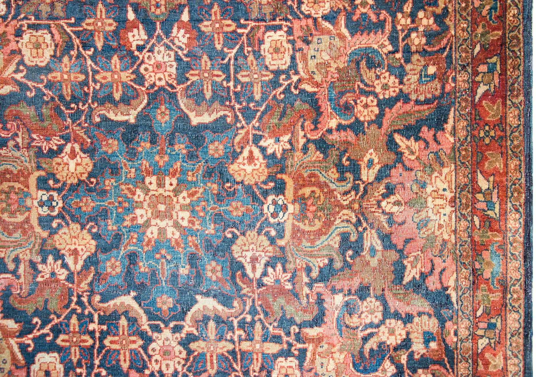 Early 20th Century Persian Meshkabad Rug For Sale