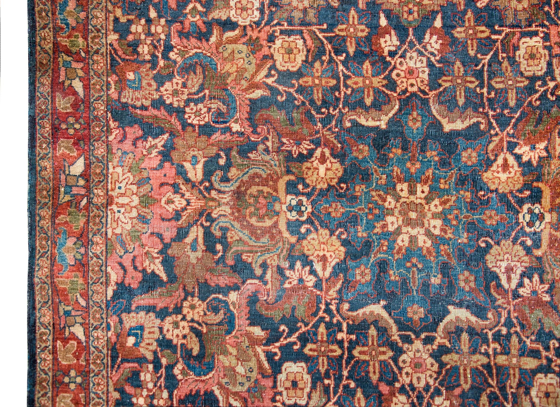 Early 20th Century Persian Meshkabad Rug For Sale