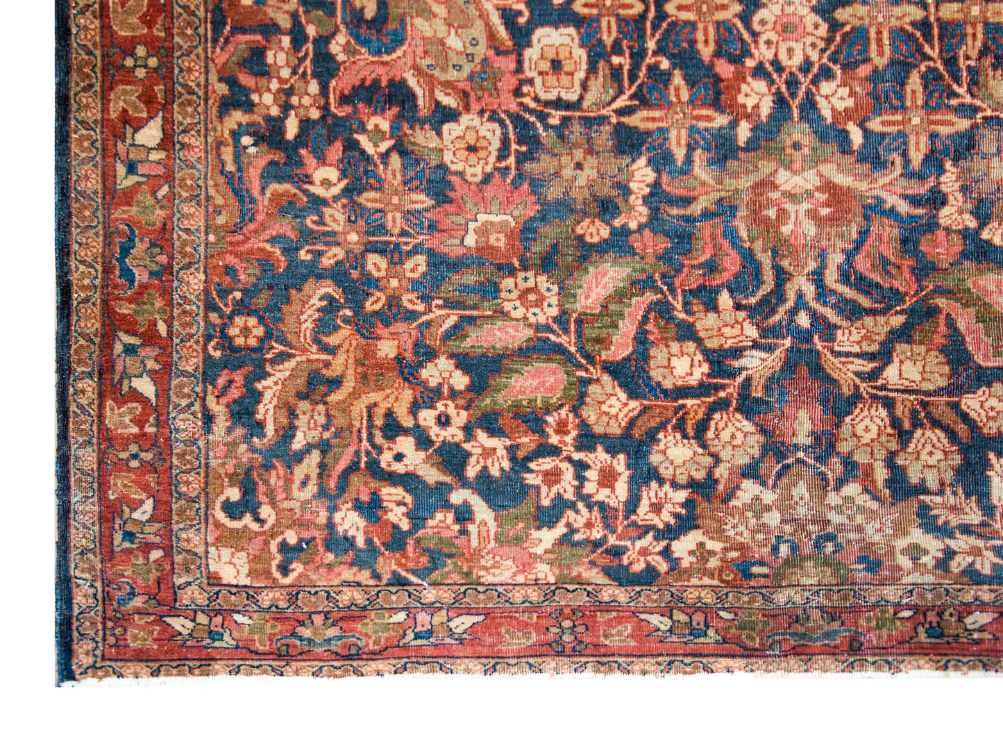 Early 20th Century Persian Meshkabad Rug For Sale