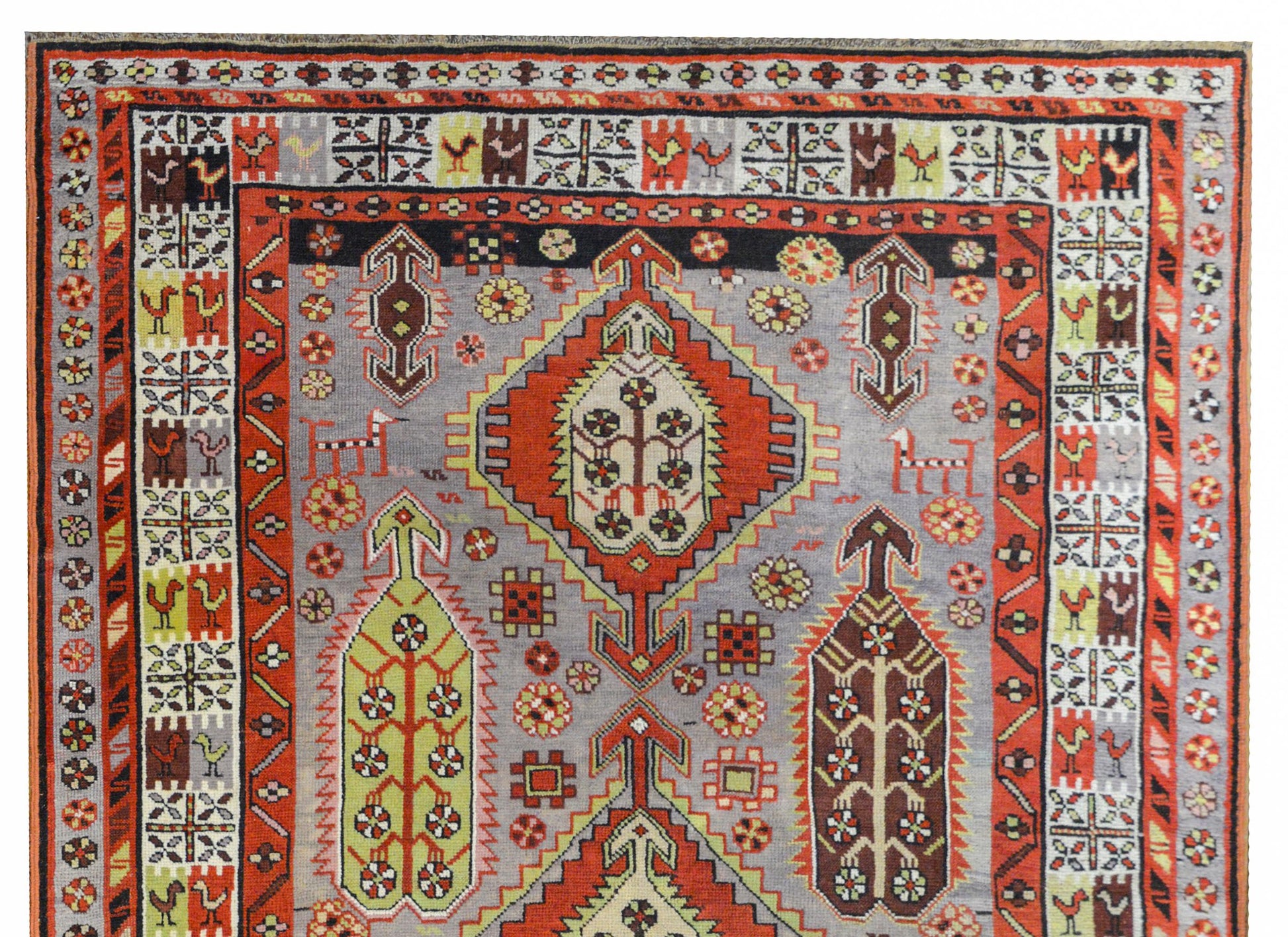 Outstanding Early 20th Century Karebak Rug For Sale