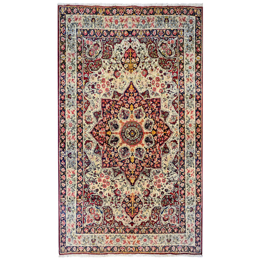 Incredible Late 19th Century, Lavar Kirman Rug For Sale