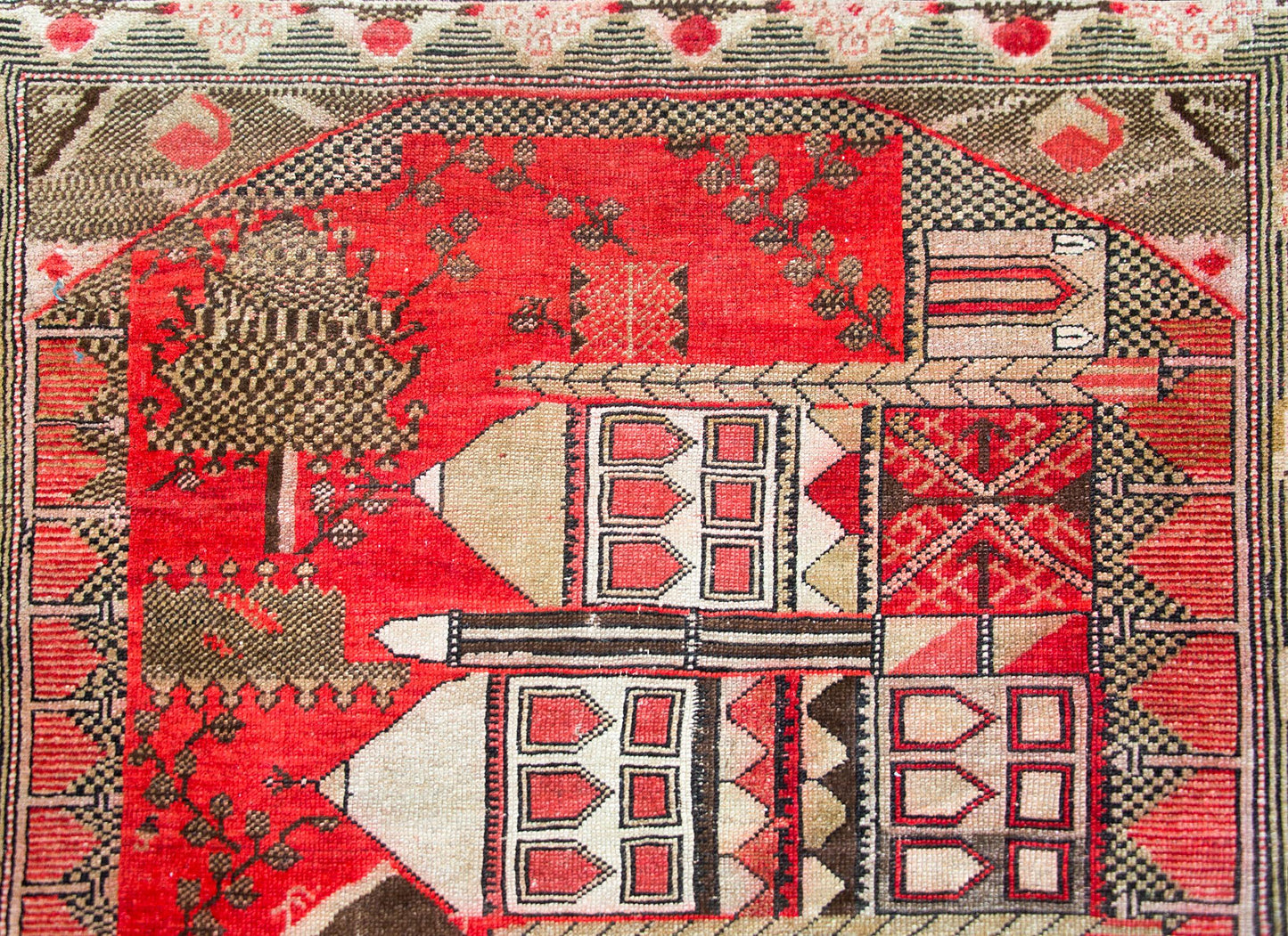 Early 20th Century Central Asian Khotan Rug For Sale