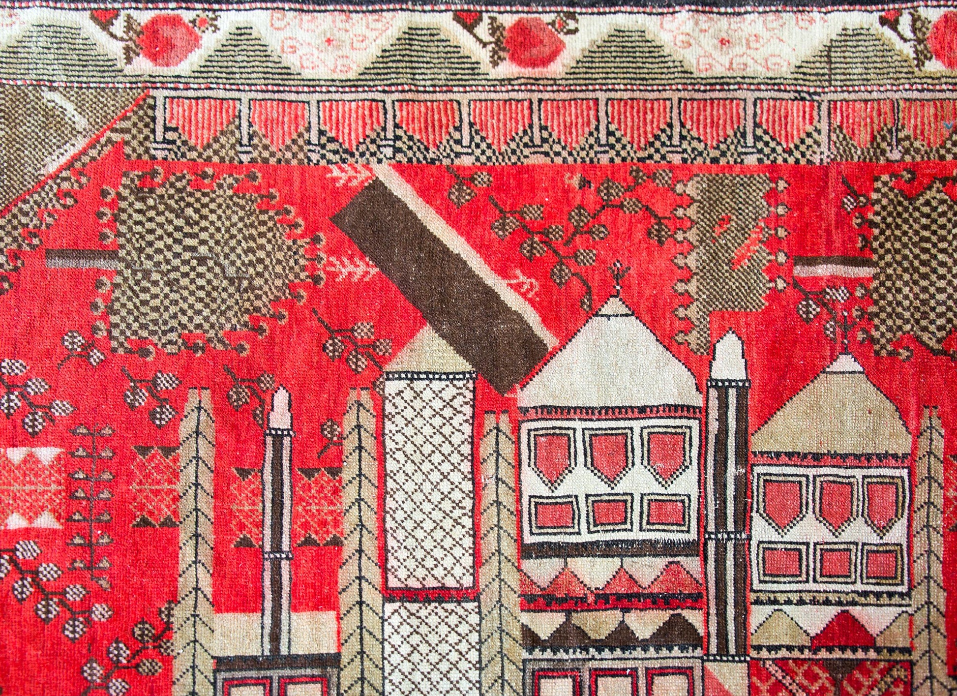 Early 20th Century Central Asian Khotan Rug For Sale