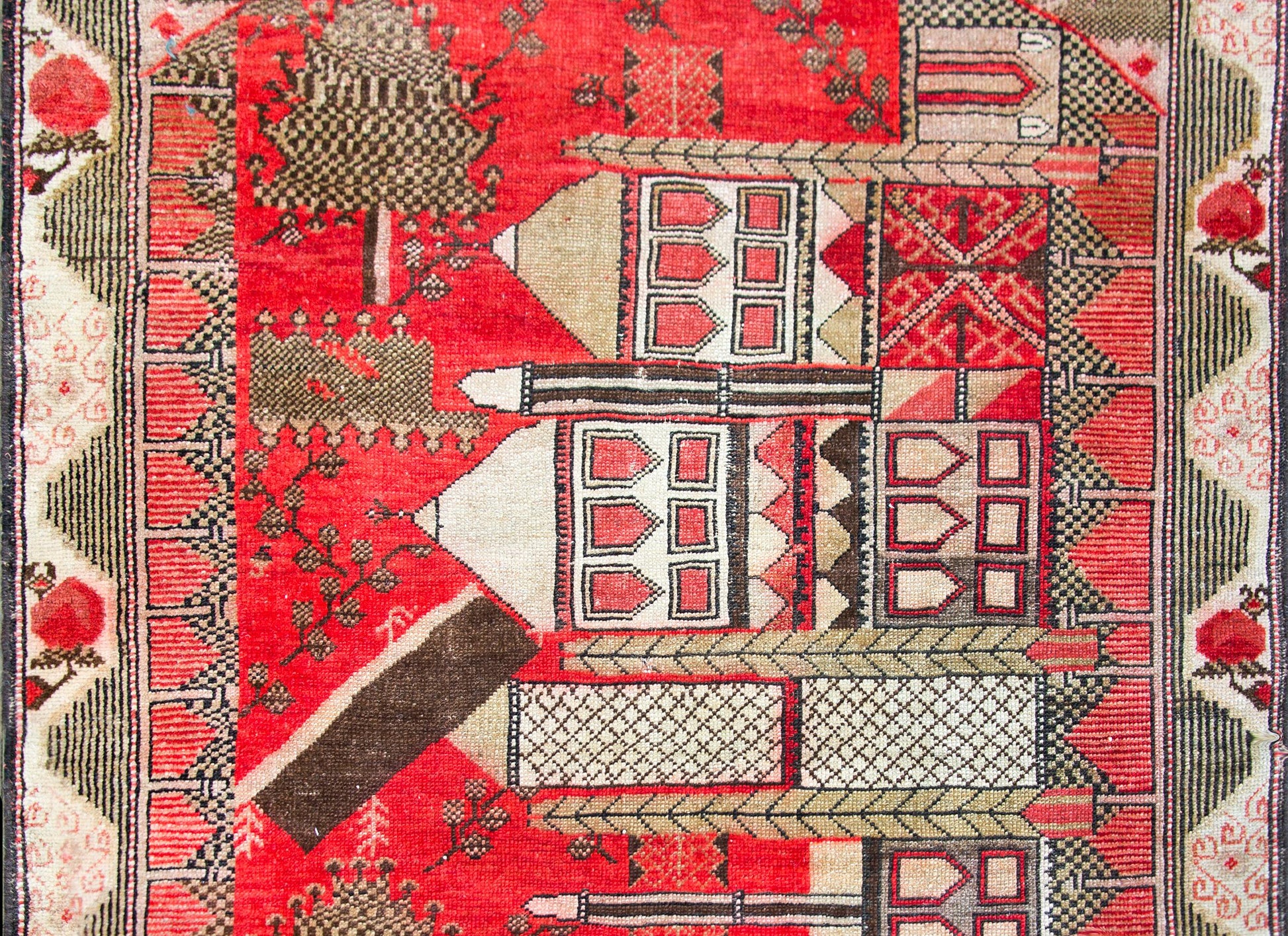 Early 20th Century Central Asian Khotan Rug For Sale