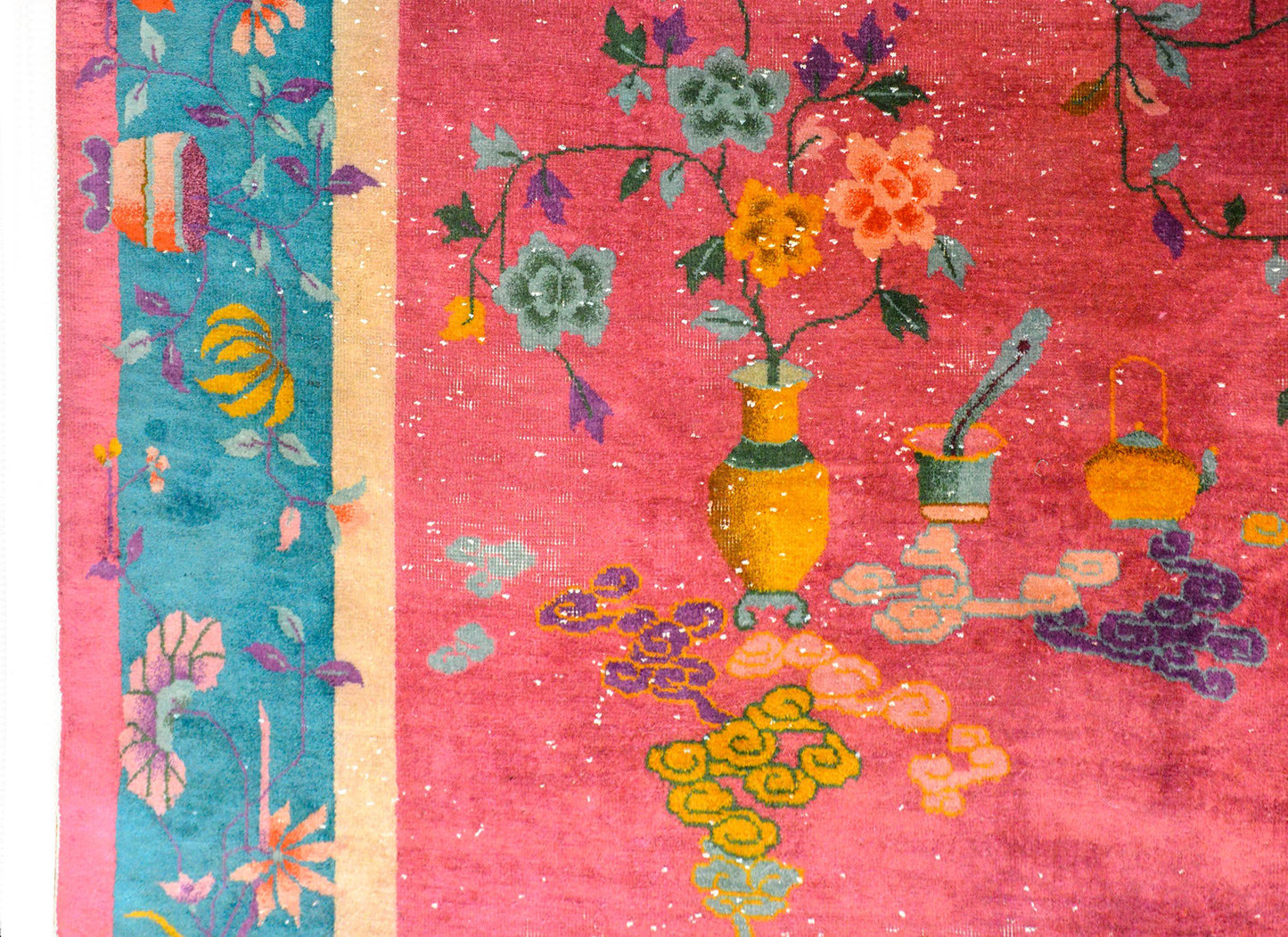 Early 20th Century Chinese Art Deco Rug For Sale