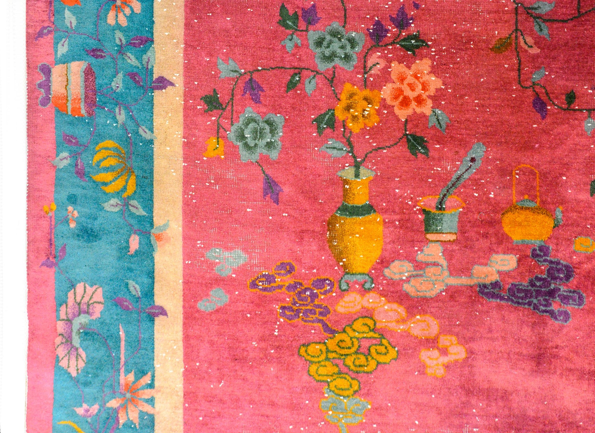 Early 20th Century Chinese Art Deco Rug For Sale
