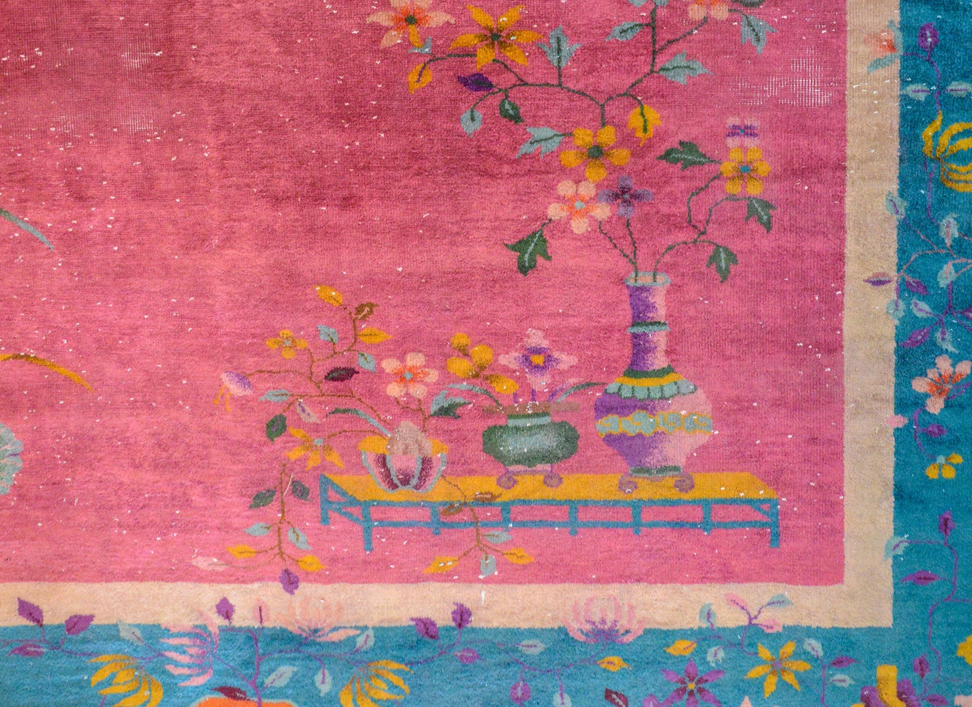 Early 20th Century Chinese Art Deco Rug For Sale
