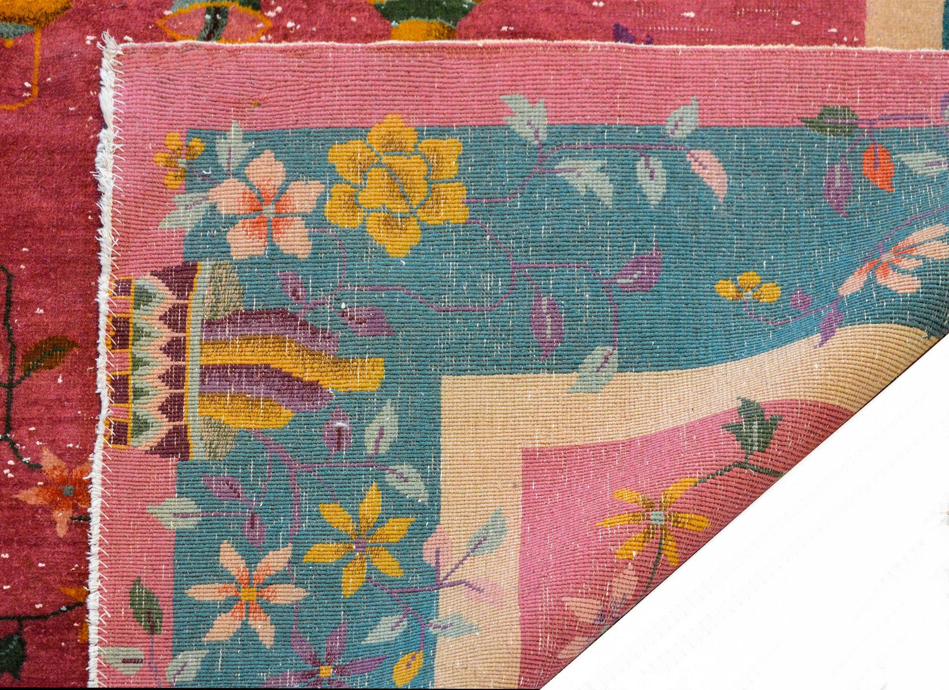 Early 20th Century Chinese Art Deco Rug For Sale