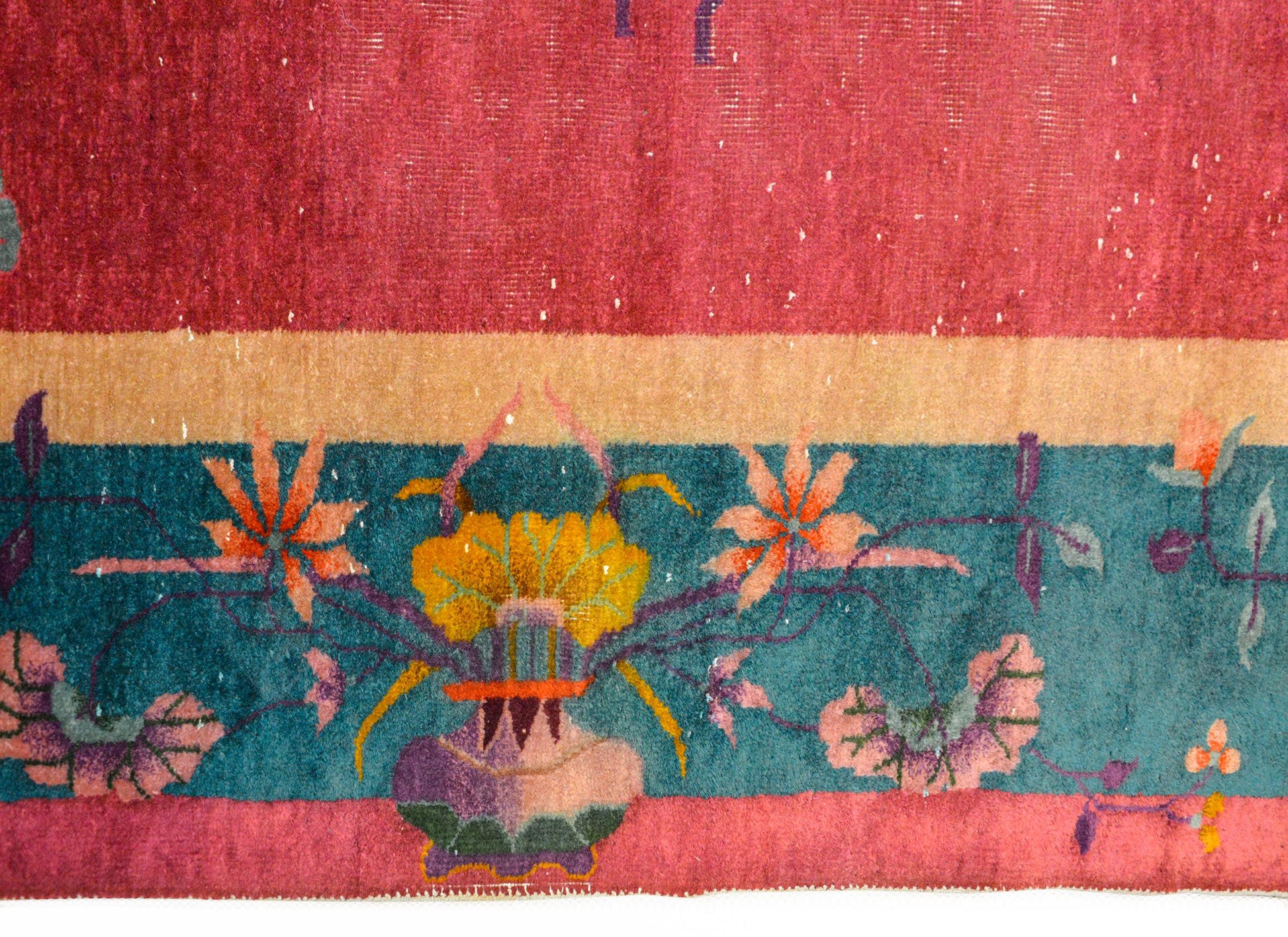 Early 20th Century Chinese Art Deco Rug For Sale