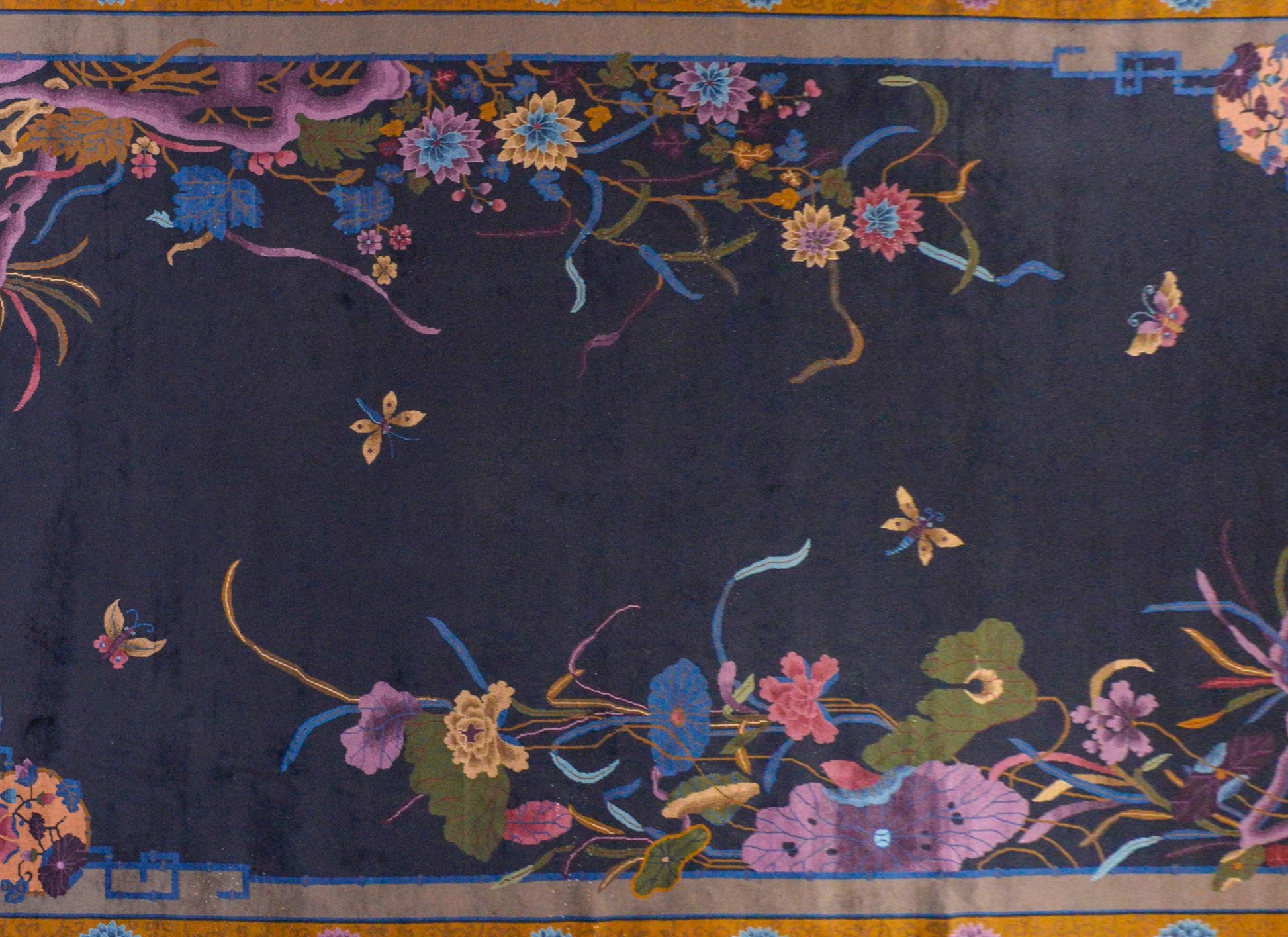 Gorgeous Chinese Art Deco Rug For Sale