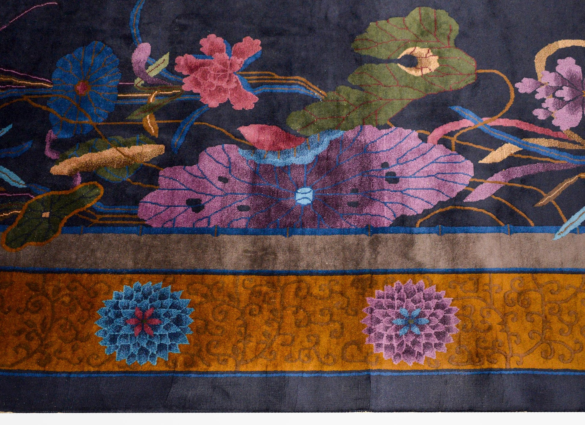 Gorgeous Chinese Art Deco Rug For Sale