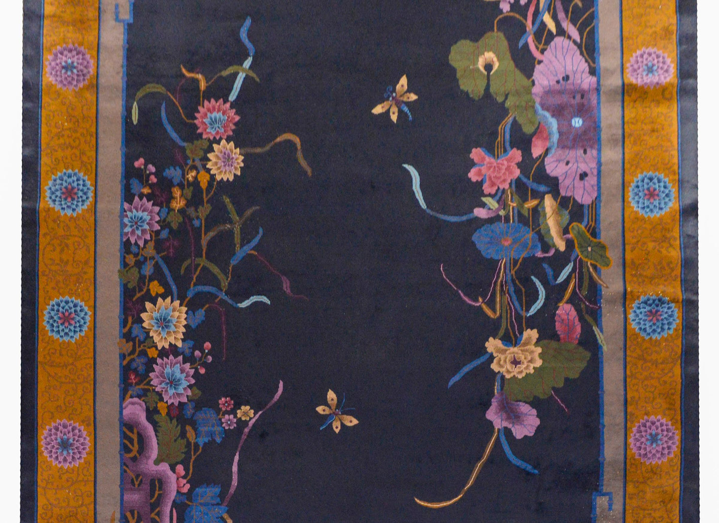 Gorgeous Chinese Art Deco Rug For Sale