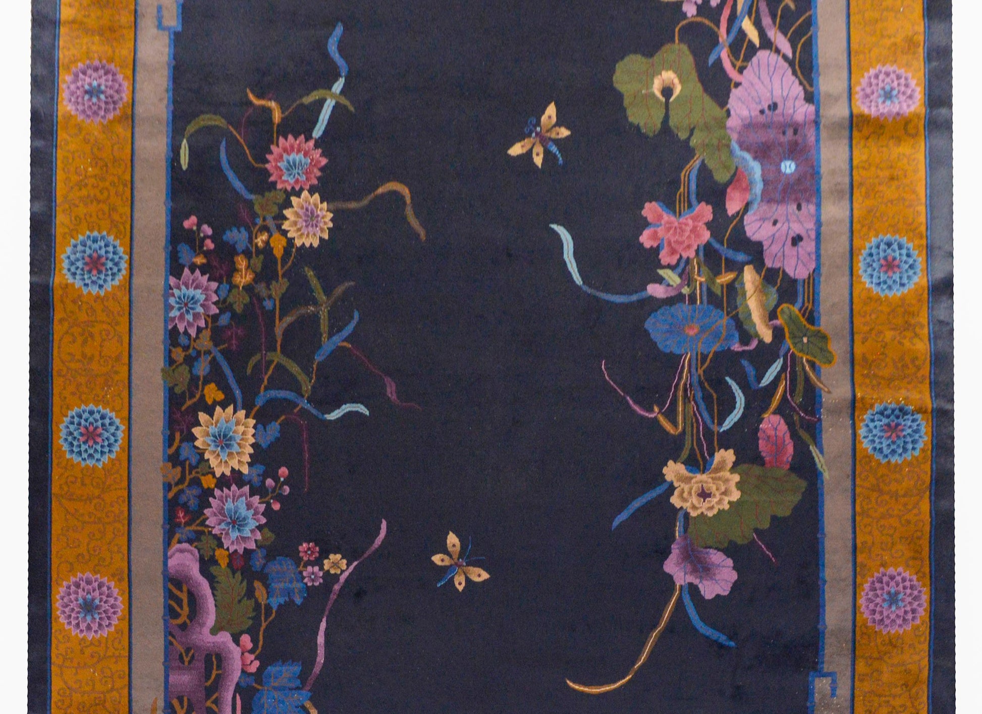 Gorgeous Chinese Art Deco Rug For Sale