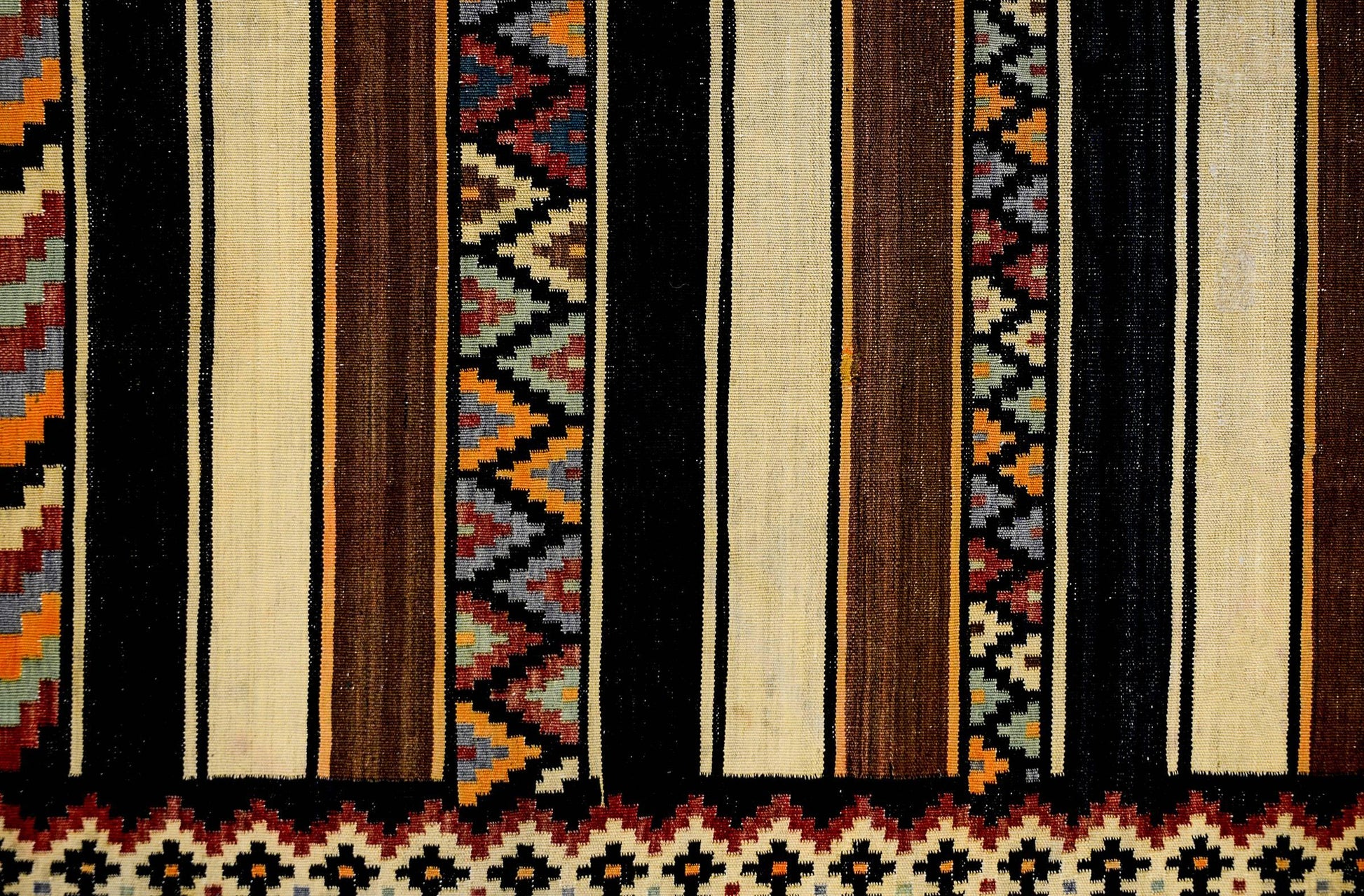 Fantastic Mid-20th Century Shahseven Kilim  For Sale