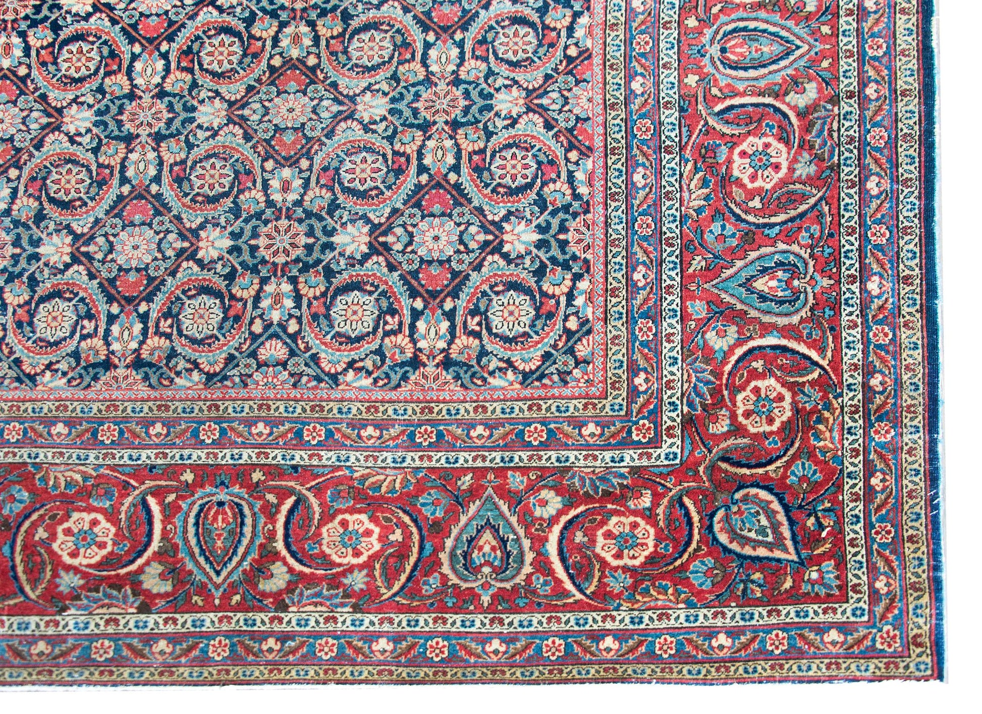 Early 20th Century Persian Kashan Rug For Sale