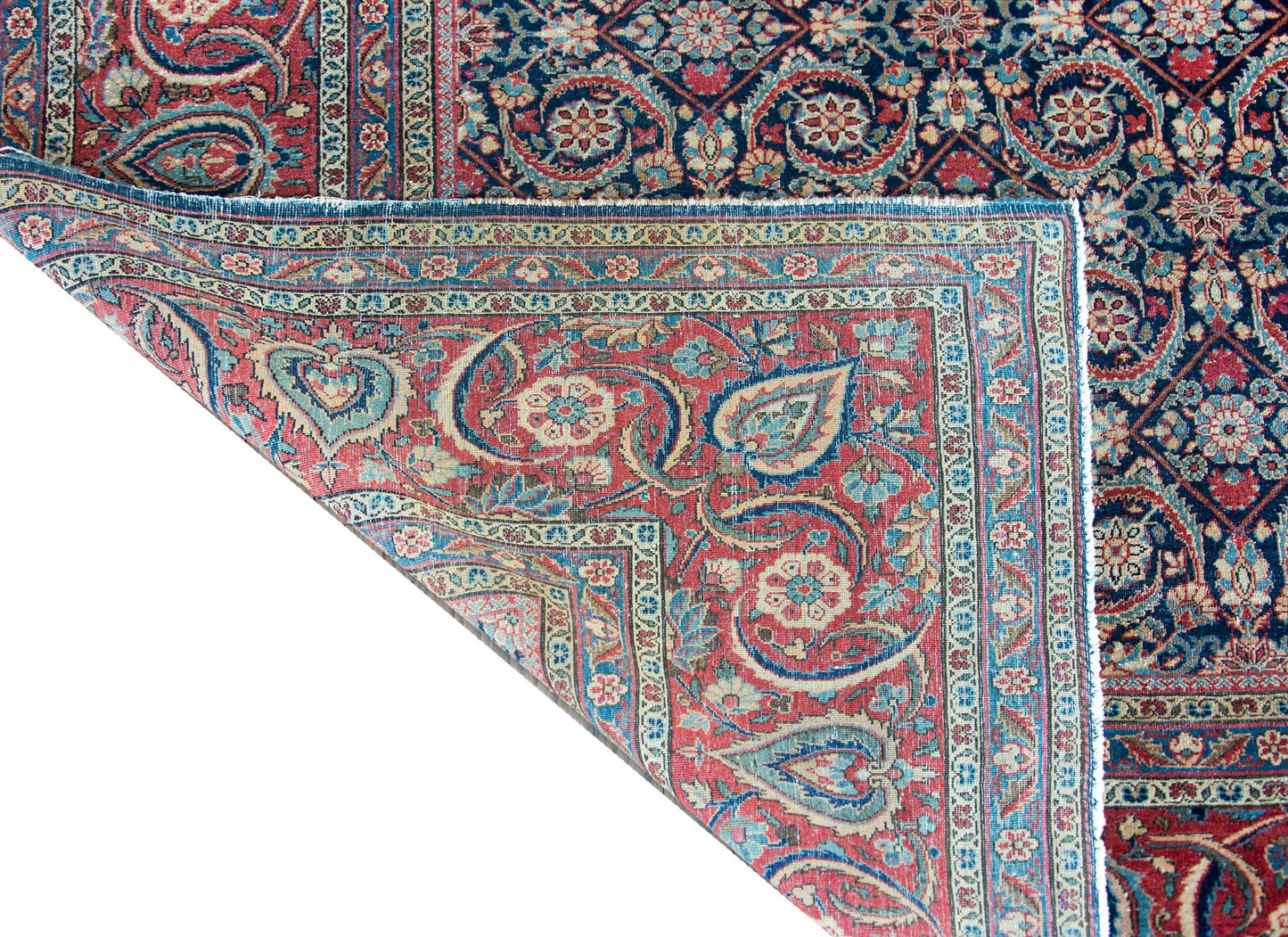 Early 20th Century Persian Kashan Rug For Sale