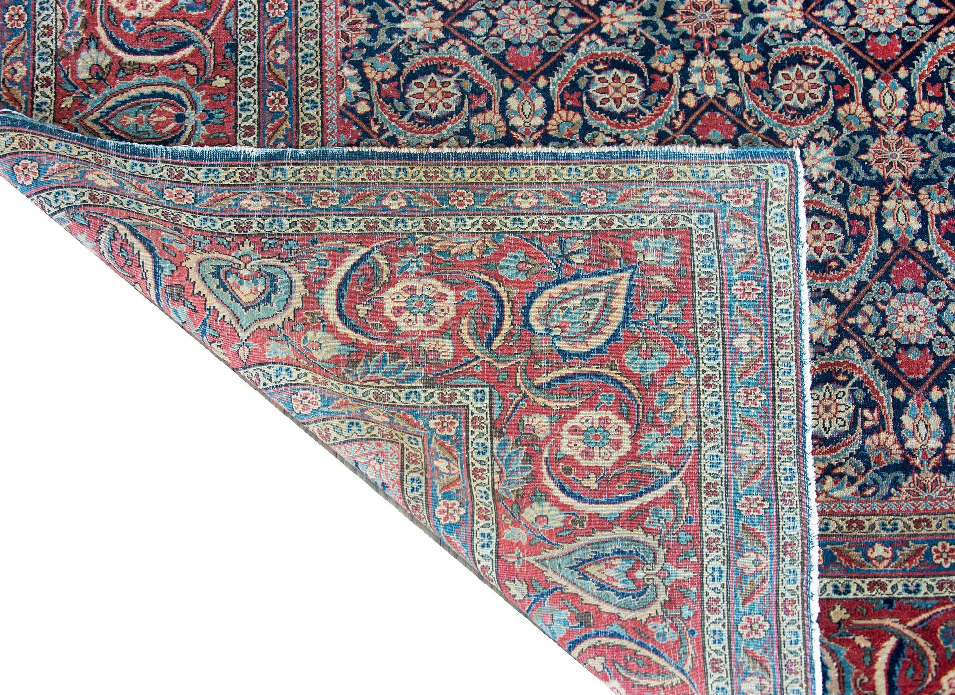Early 20th Century Persian Kashan Rug For Sale
