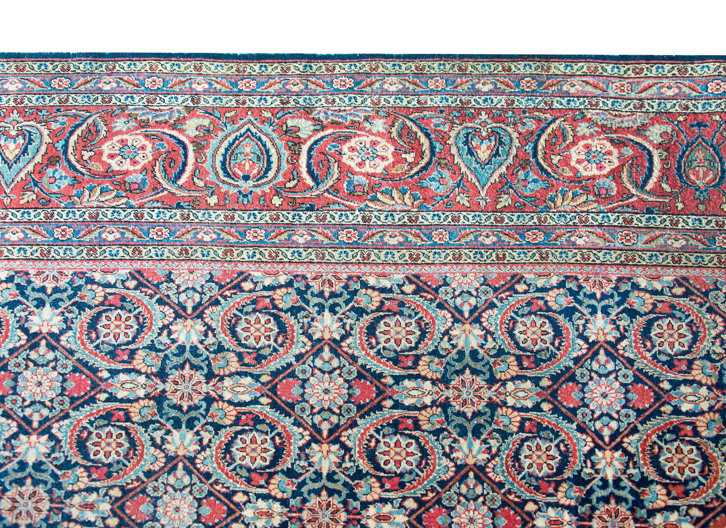 Early 20th Century Persian Kashan Rug For Sale