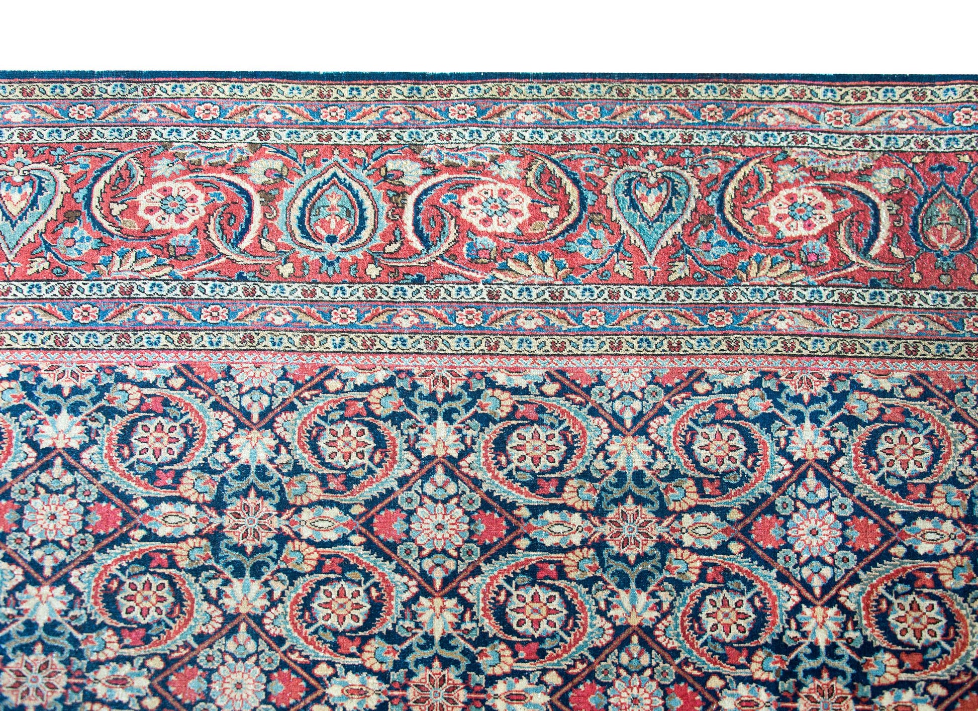Early 20th Century Persian Kashan Rug For Sale