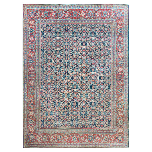 Early 20th Century Persian Kashan Rug For Sale
