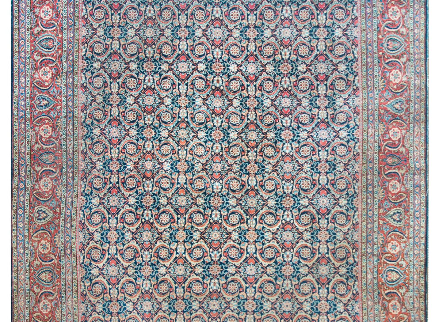Early 20th Century Persian Kashan Rug For Sale