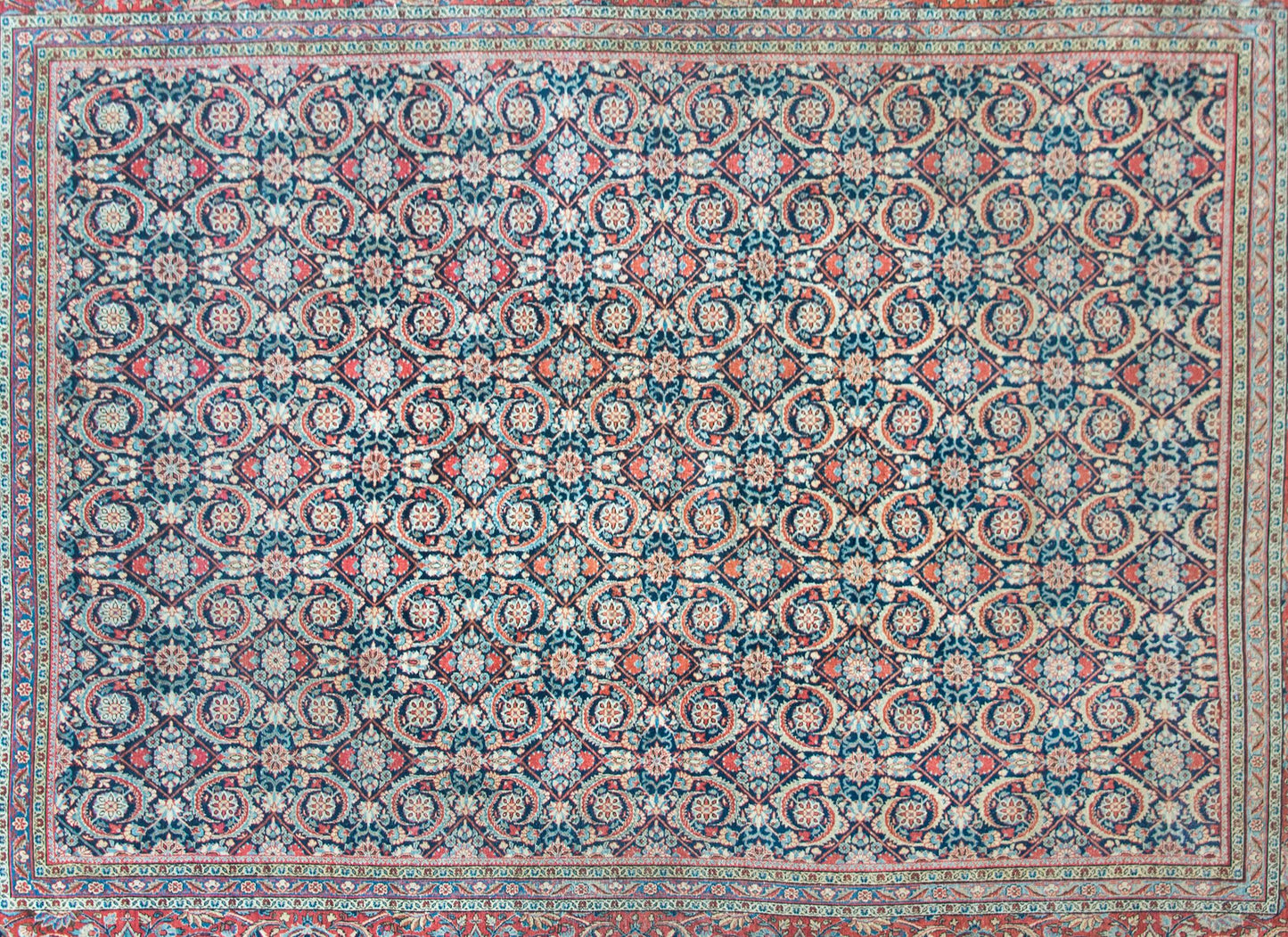 Early 20th Century Persian Kashan Rug For Sale
