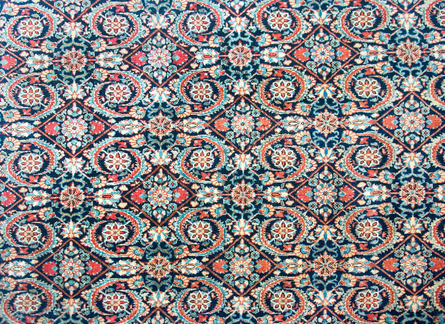 Early 20th Century Persian Kashan Rug For Sale