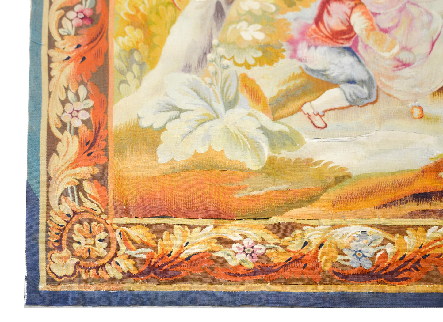 19th Century French Aubusson Rug For Sale