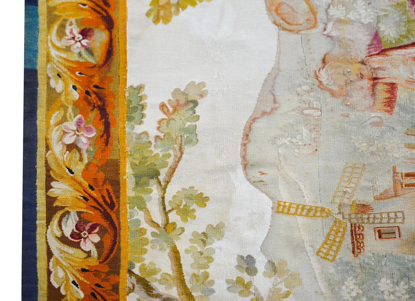 19th Century French Aubusson Rug For Sale