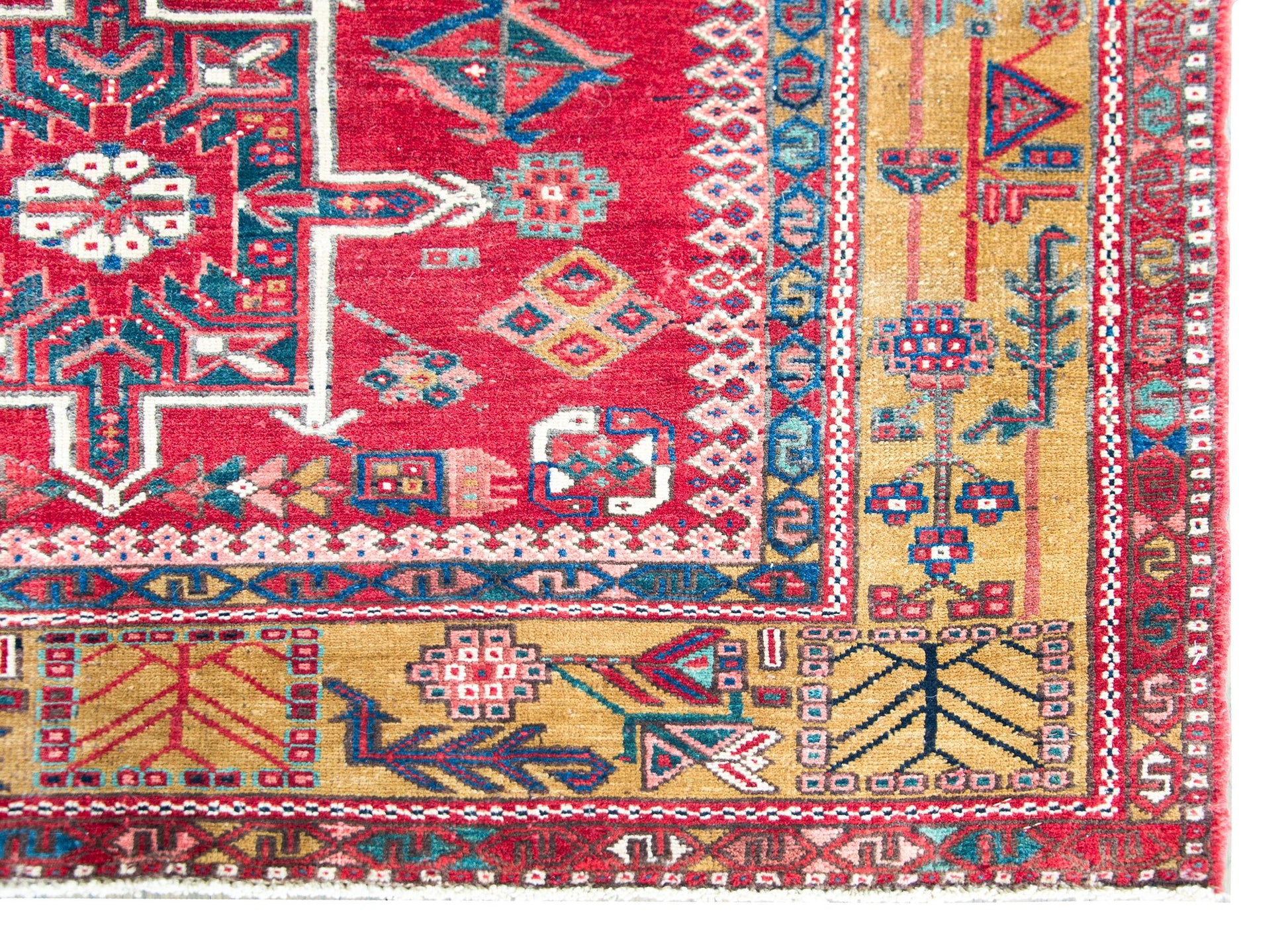 Early 20th Century Persian Karaja Rug For Sale
