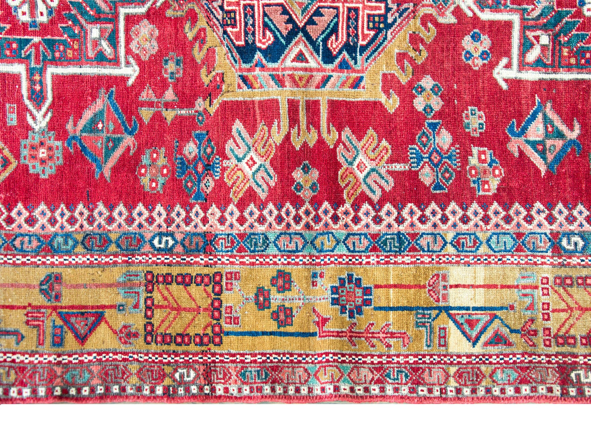 Early 20th Century Persian Karaja Rug For Sale