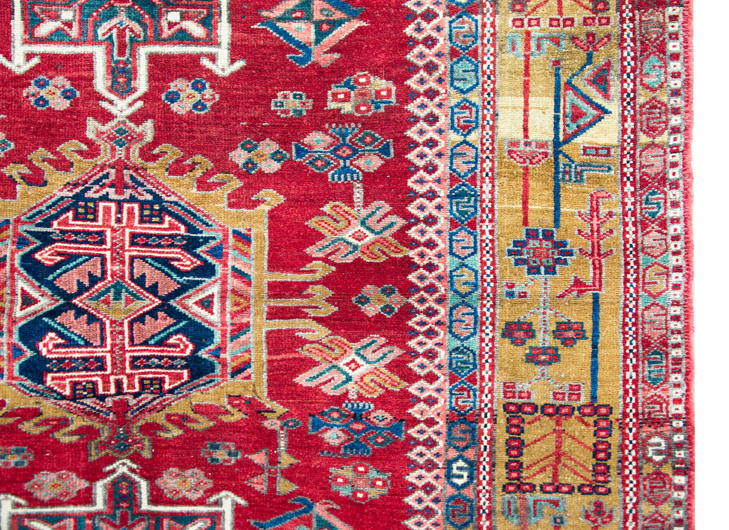 Early 20th Century Persian Karaja Rug For Sale