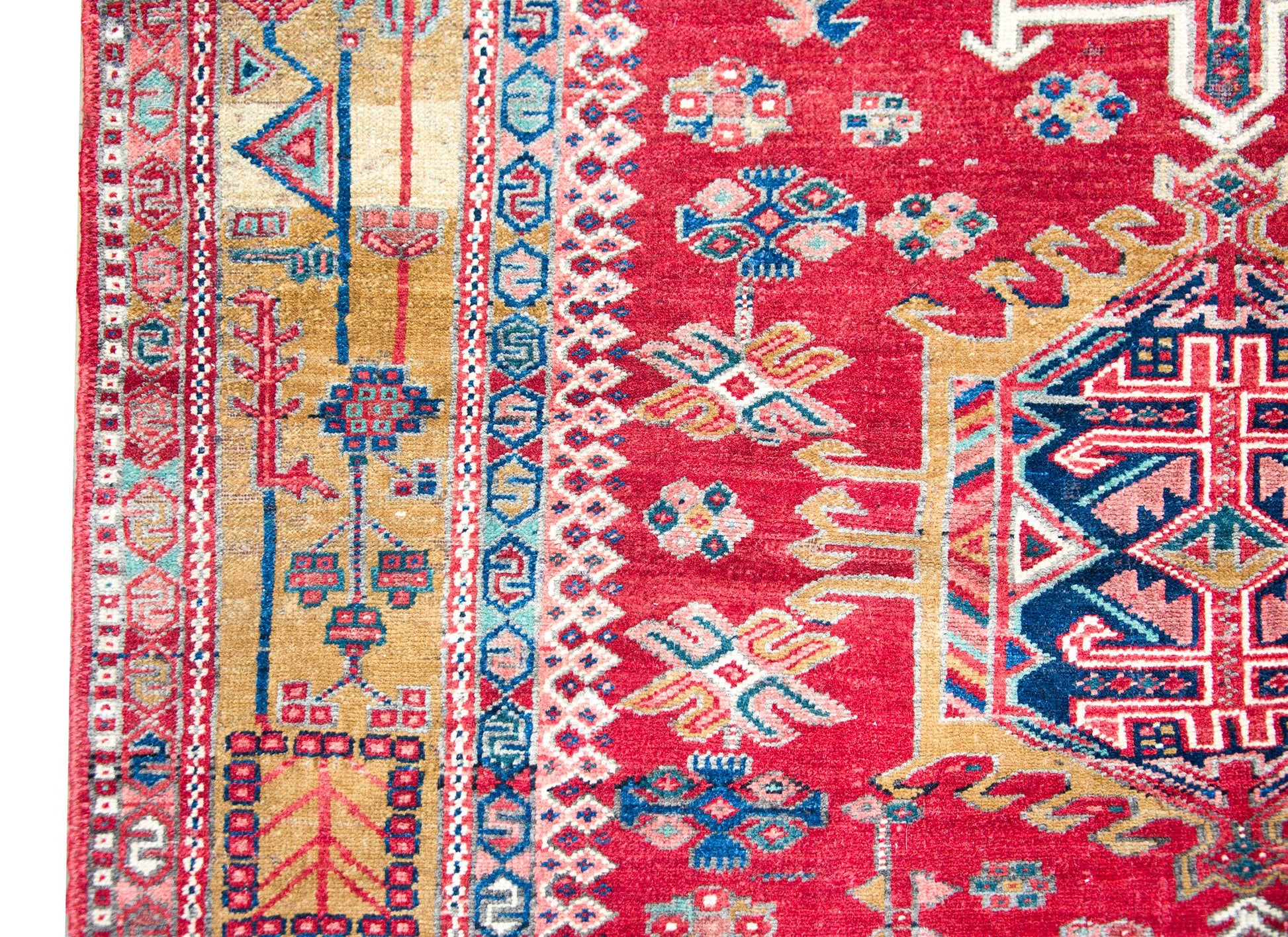 Early 20th Century Persian Karaja Rug For Sale