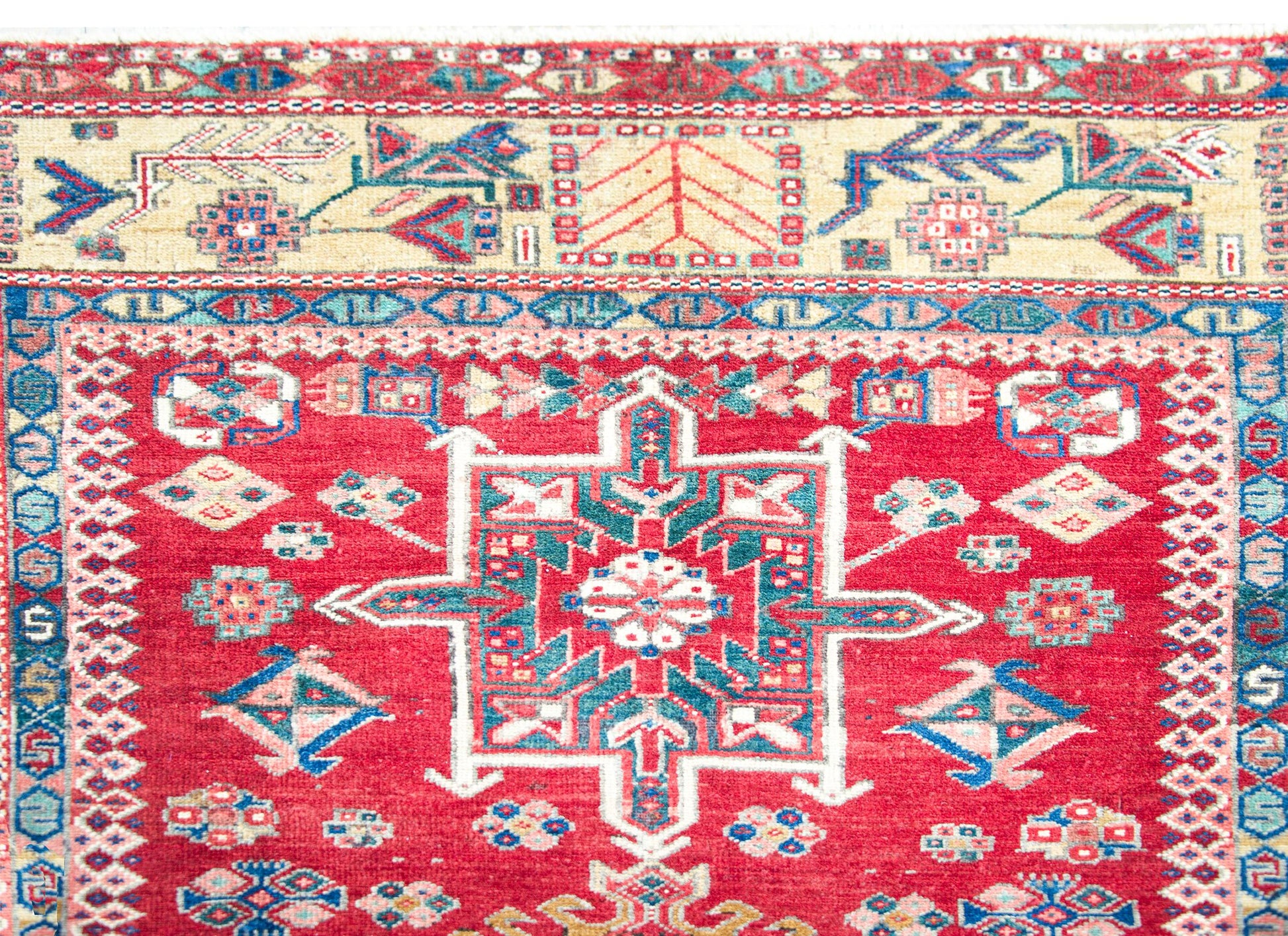 Early 20th Century Persian Karaja Rug For Sale