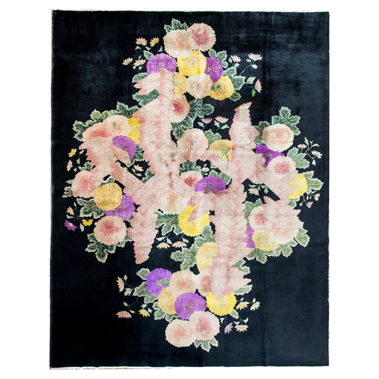 Early 20th Century Chinese Art Deco Rug For Sale