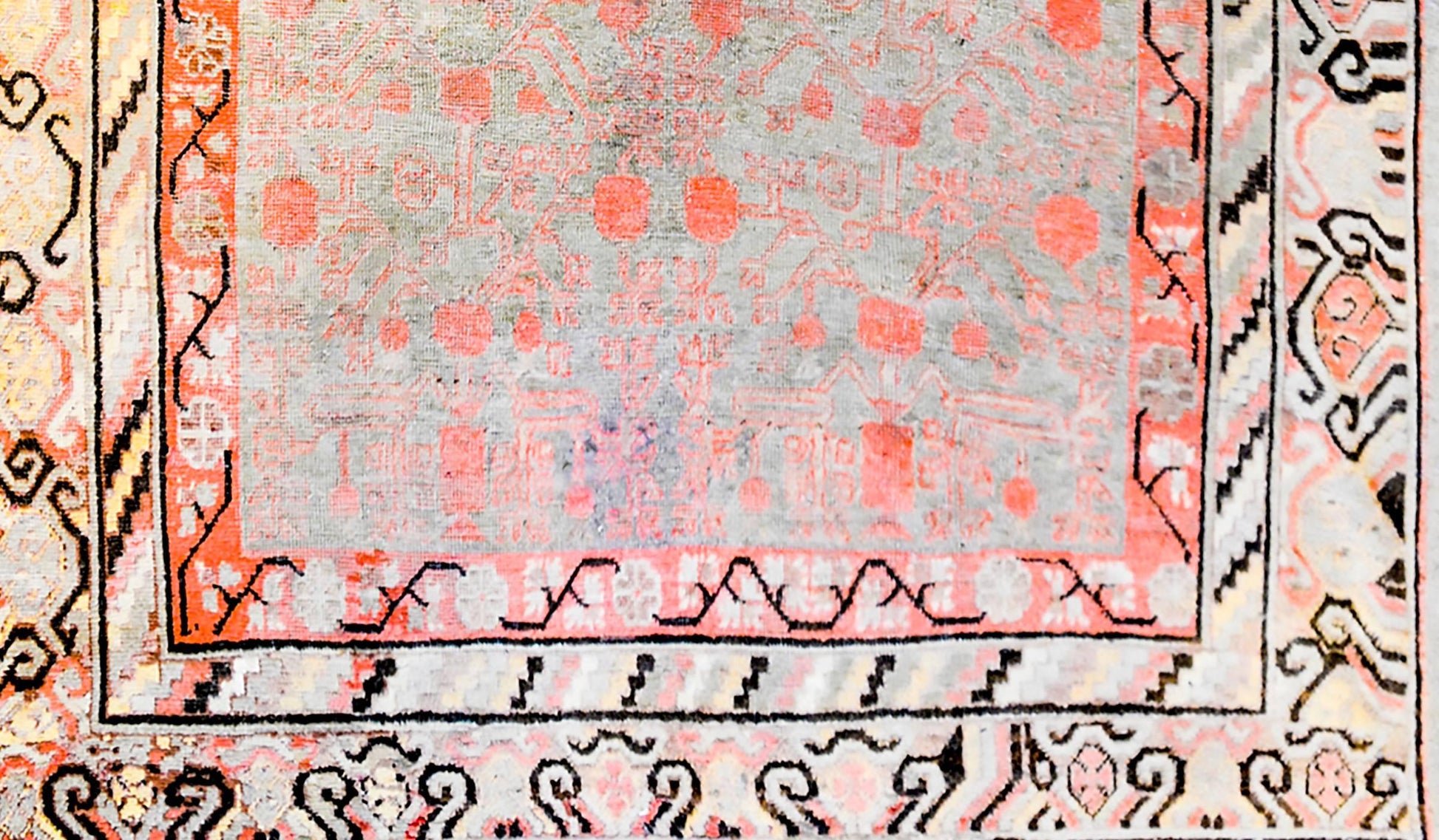 Wonderful Early 20th Century Central Asian Khotan Rug For Sale