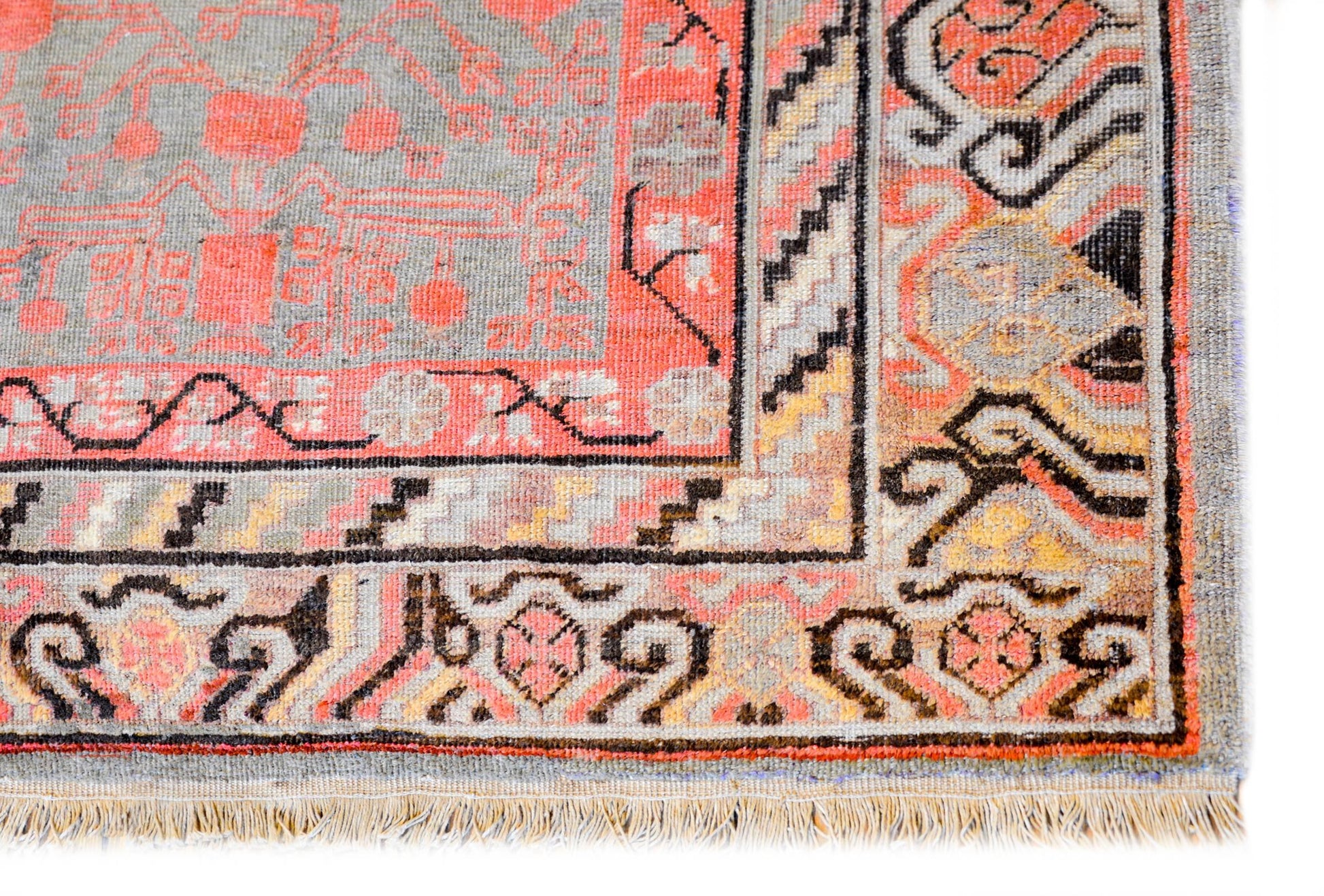Wonderful Early 20th Century Central Asian Khotan Rug For Sale